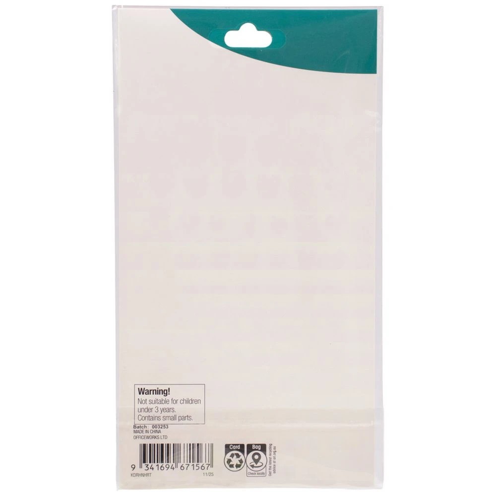 3 Kadink Rhinestone Heart Stickers 80 Pack, 3 of 3