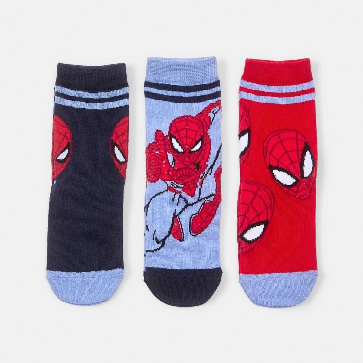 1 3 Pack Marvel Spider-Man License Crew Socks Spiderman, 1 of 3