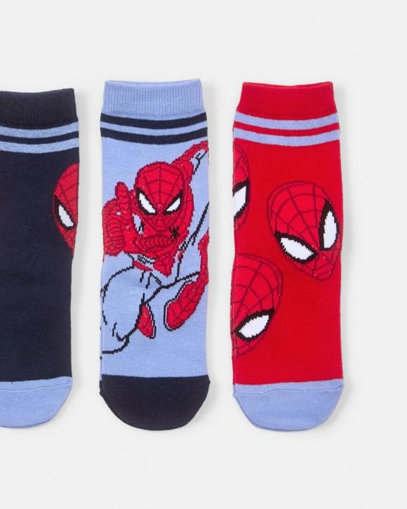 3 Pack Marvel Spider-Man License Crew Socks