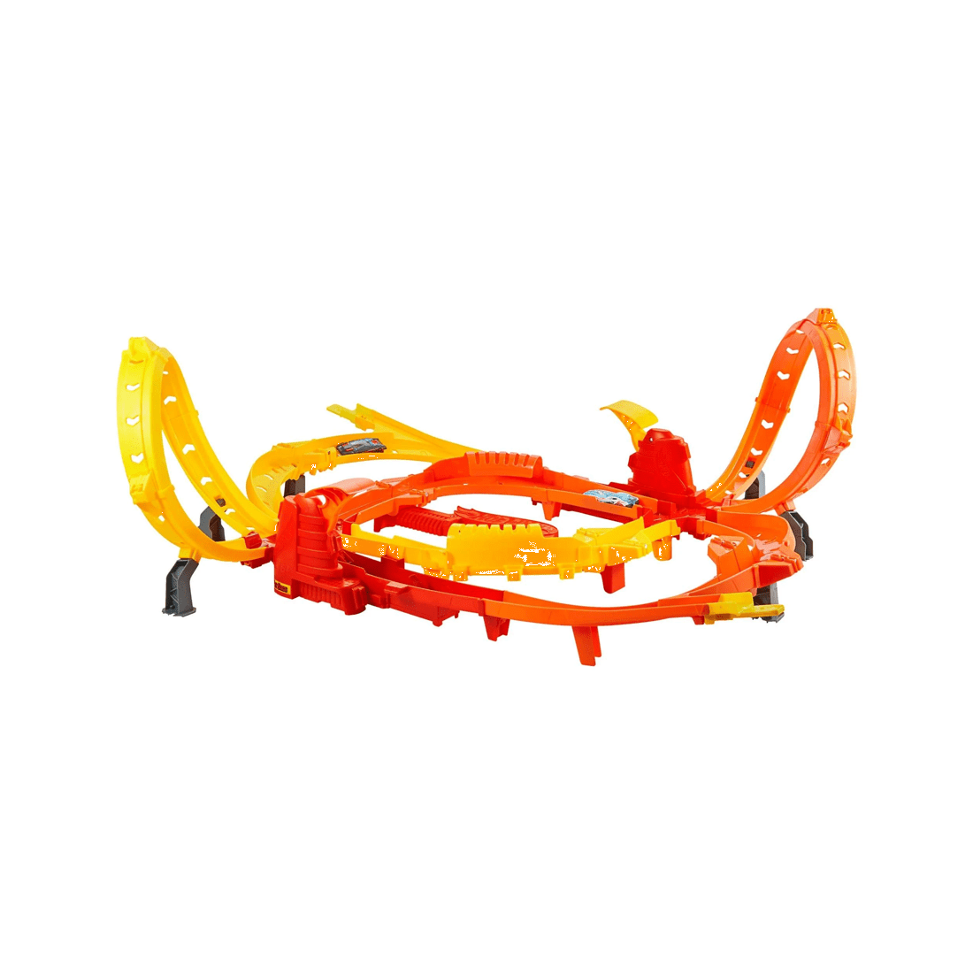 5 Mattel Hot Wheels Stunt Tracks Blast Launch Face-Off Track Set - Orange, 5 of 5