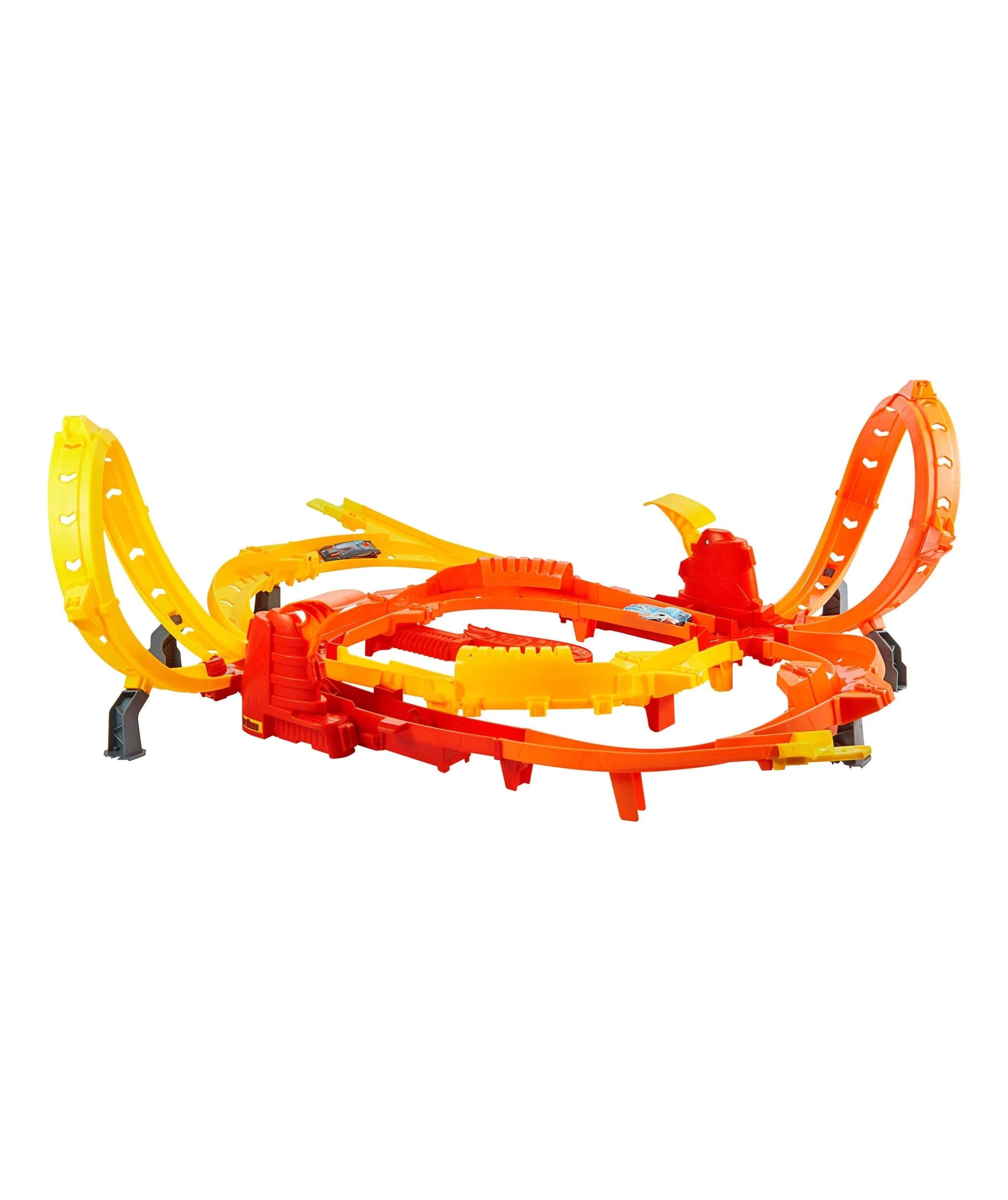 5 Mattel Hot Wheels Stunt Tracks Blast Launch Face-Off Track Set - Orange, 5 of 5