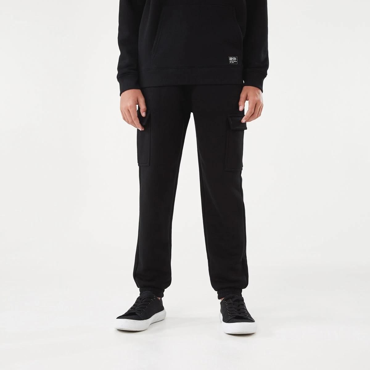 1 Cargo Trackpants Black, 1 of 9