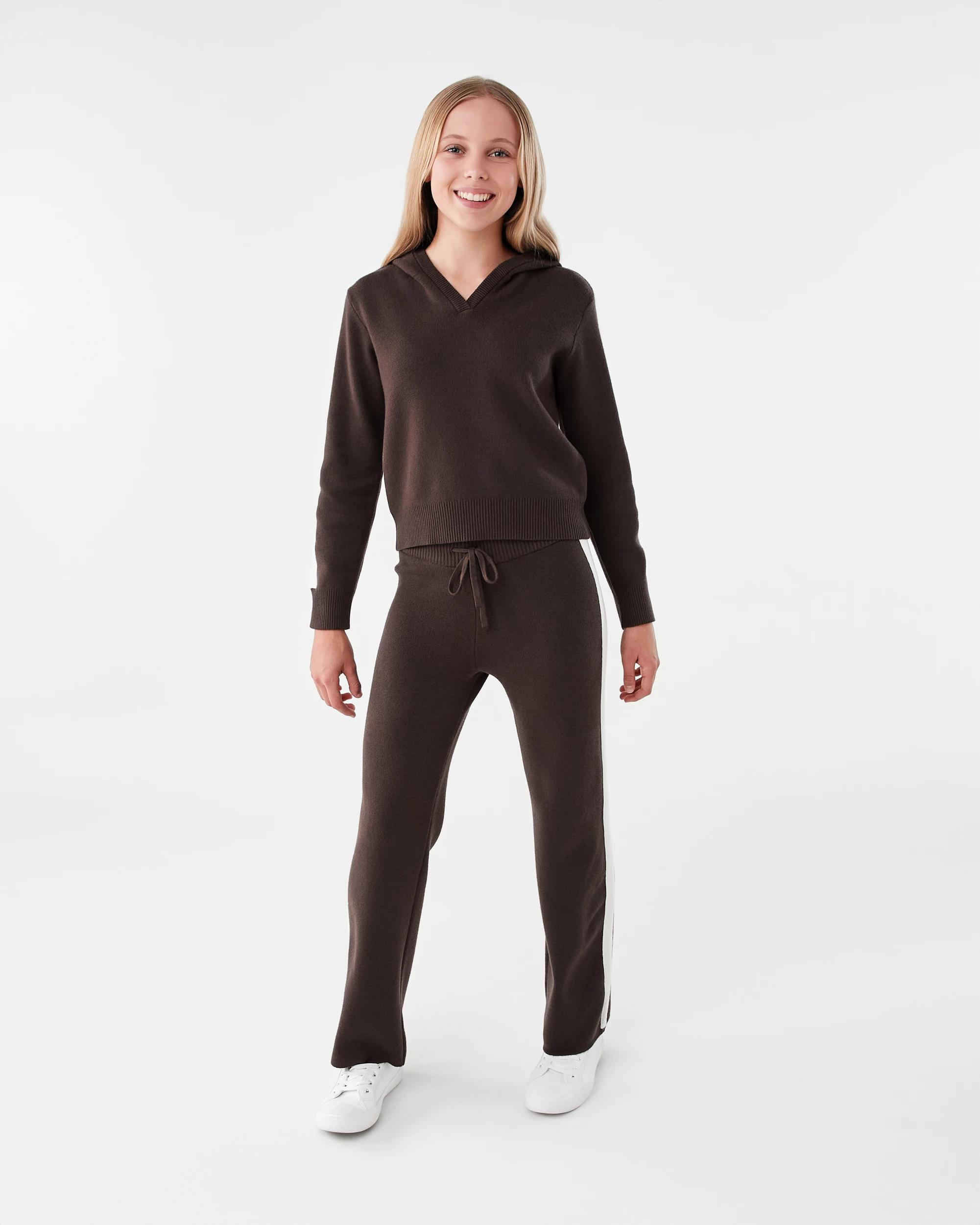 5 Bonded Knit Pants Velvet Brn, 5 of 6