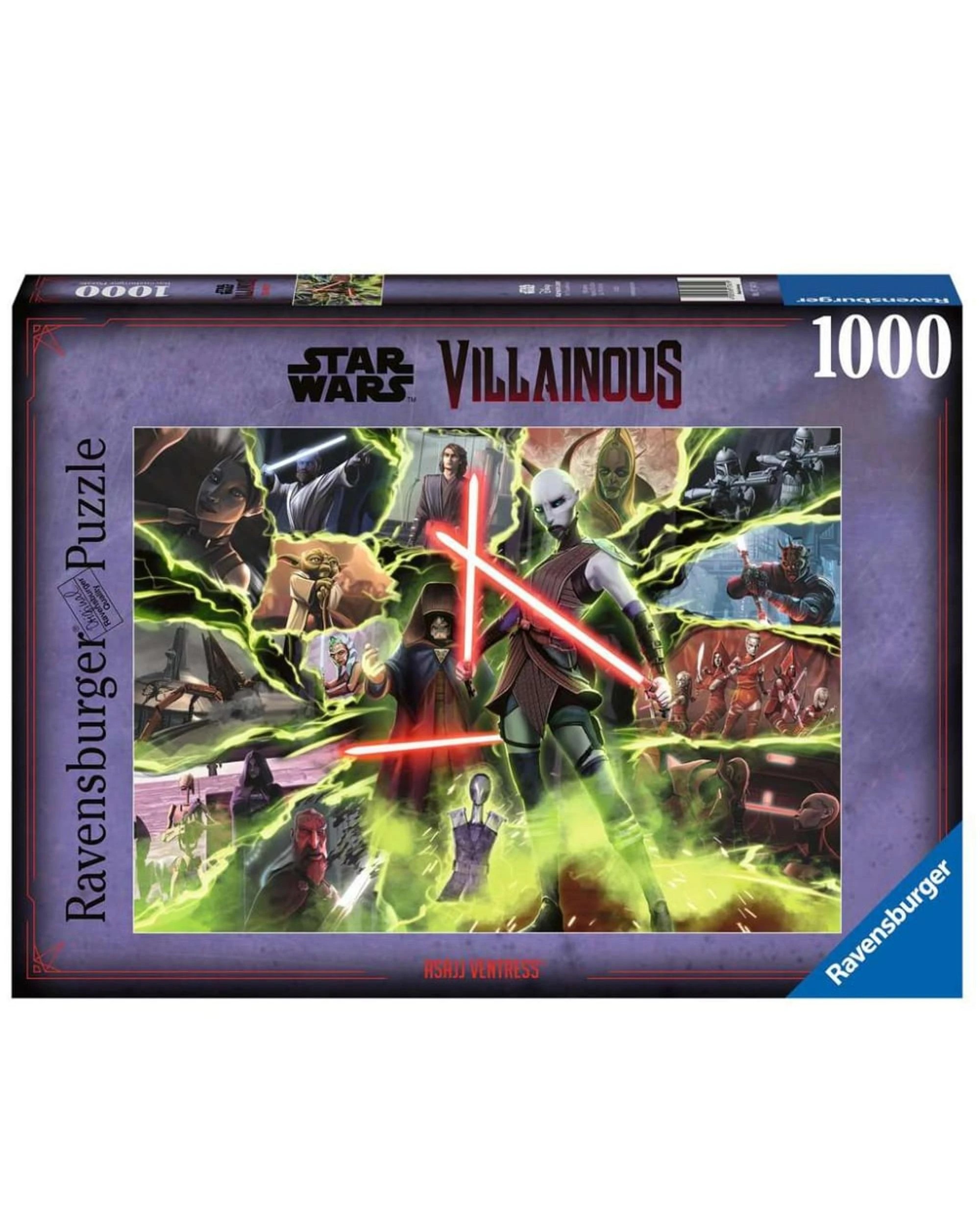 1 Ravensburger Star Wars Villainous Asajj Ventress 1000 Piece Jigsaw Puzzle, 1 of 1