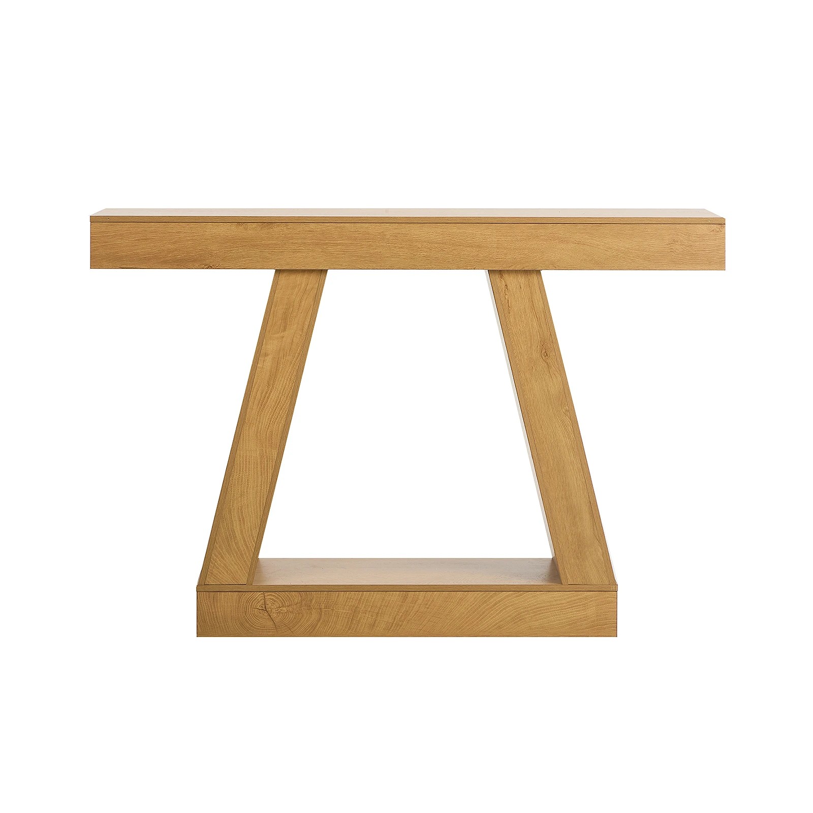 6 Oikiture Console Table Hallway Narrow Sofa Table Entryway Display Shelf - Natural, 6 of 7