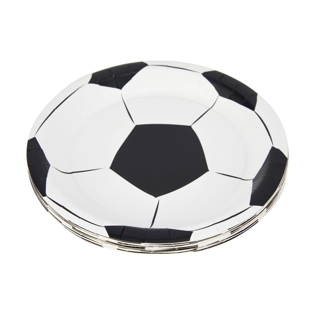 2 16 Piece Soccer Ball Paper Plates, 2 of 5