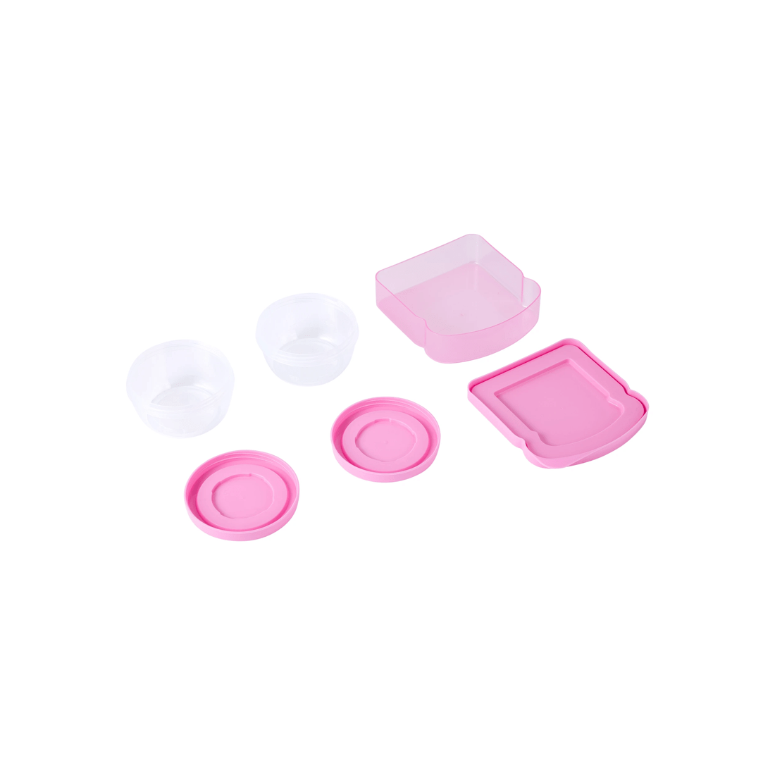 4 10 Piece Pink Tie Dye Lunch Set, 4 of 8