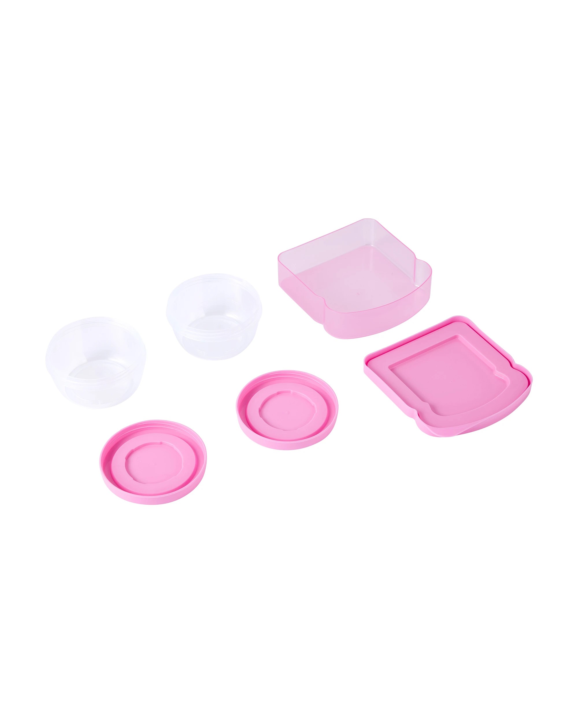 4 10 Piece Pink Tie Dye Lunch Set, 4 of 8