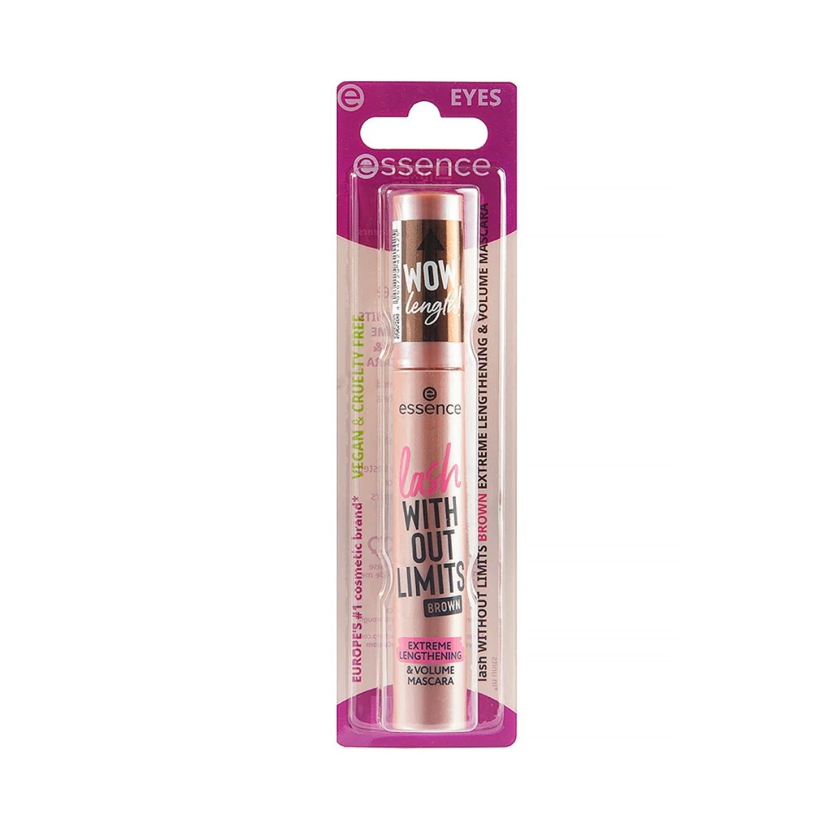 1 Essence Lash Without Limits Extreme Lengthening & Volume Mascara - 02 Brown, 1 of 10