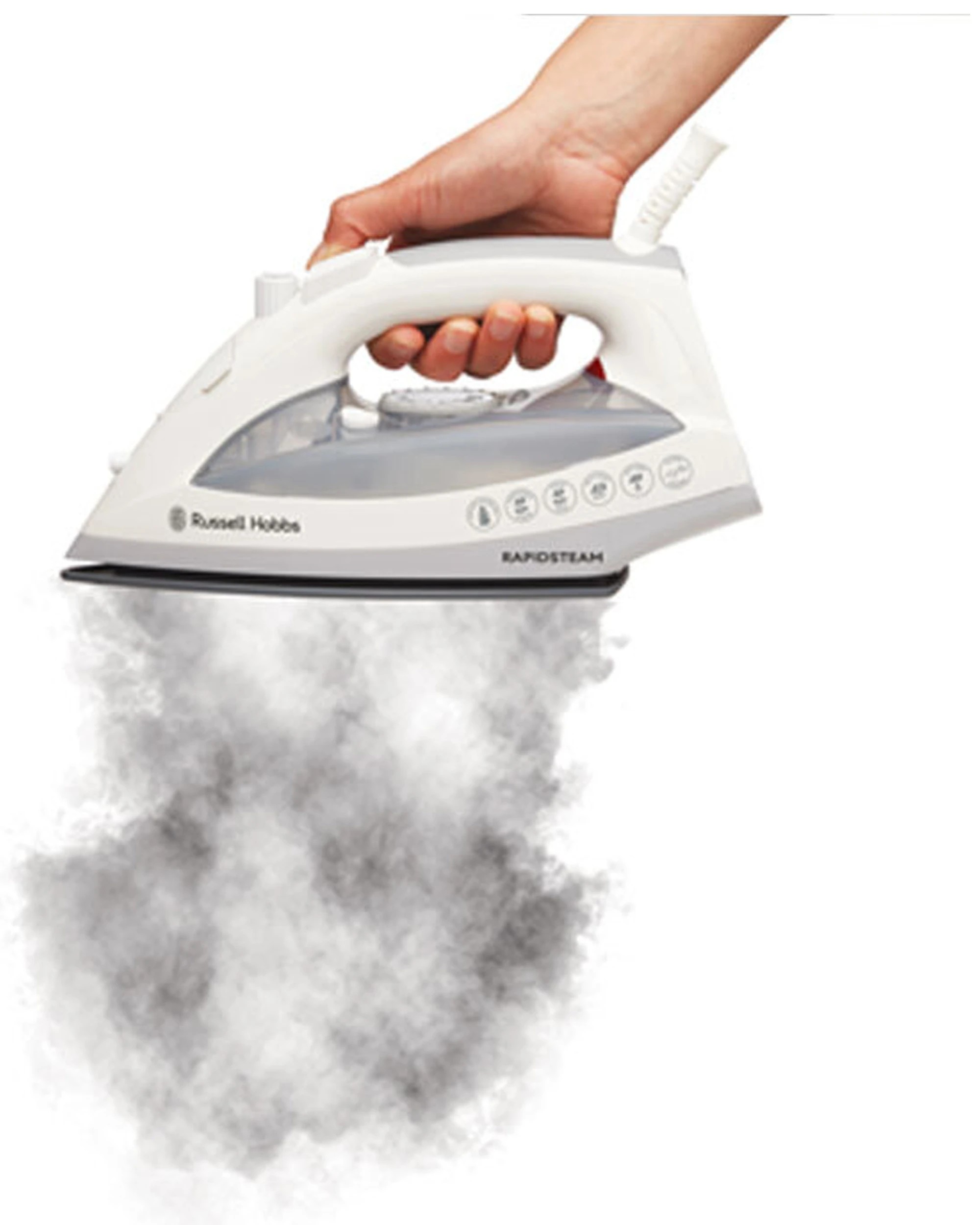 4 Russell Hobbs Rhc902 Clothing/garment Rapid Steam Shot Ironing Ceramic 2400w - White, 4 of 7