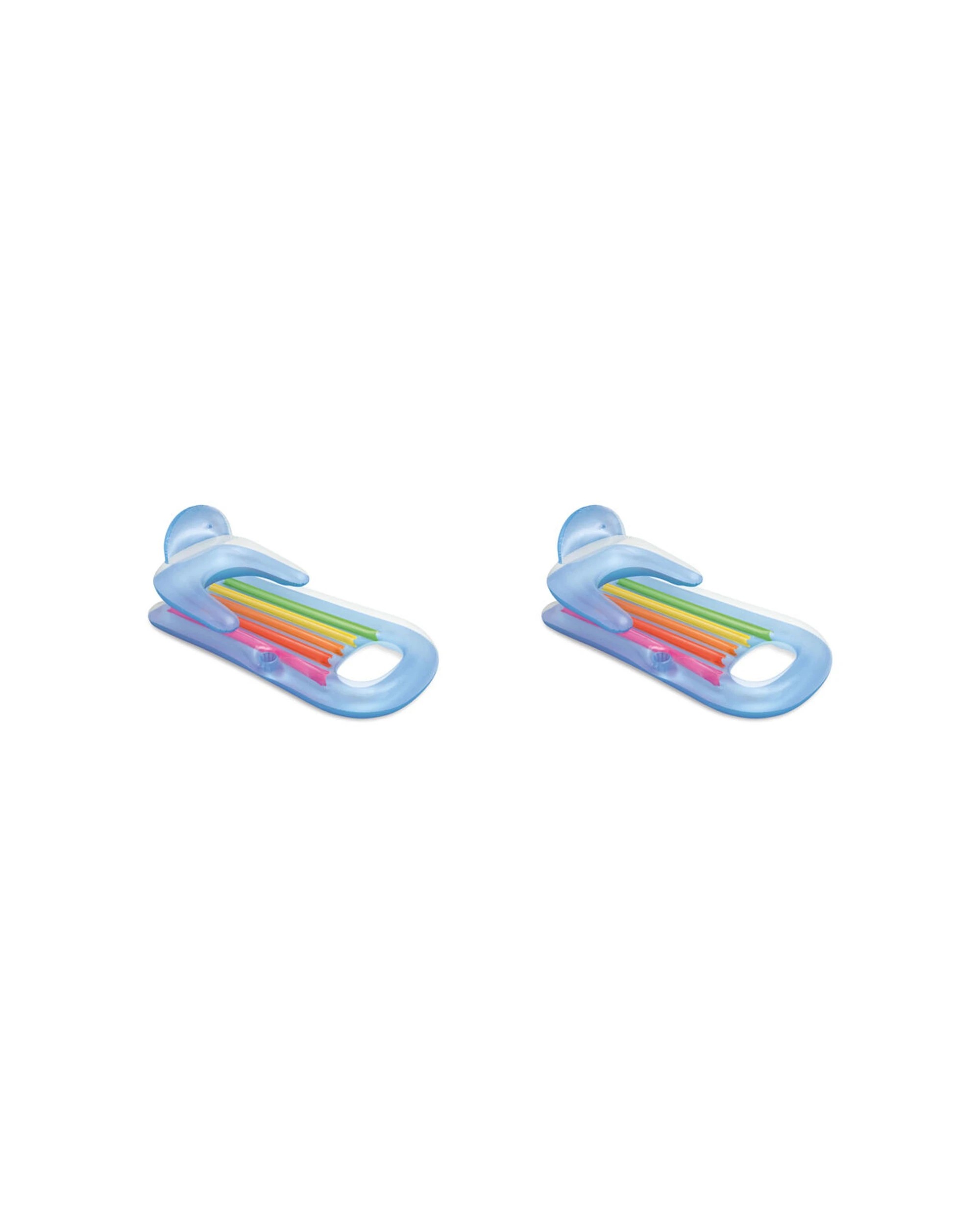 1 Intex 2PK King Kool Inflatable Outdoor Pool Lounges - Assorted, 1 of 5