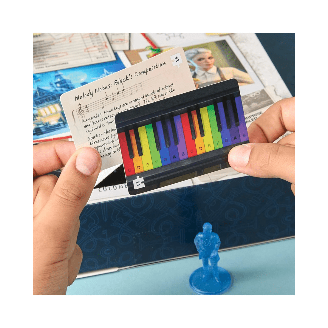 9 Hasbro Clue Advent Calendar: Secrets Under Snowfall Puzzle Game, 9 of 10