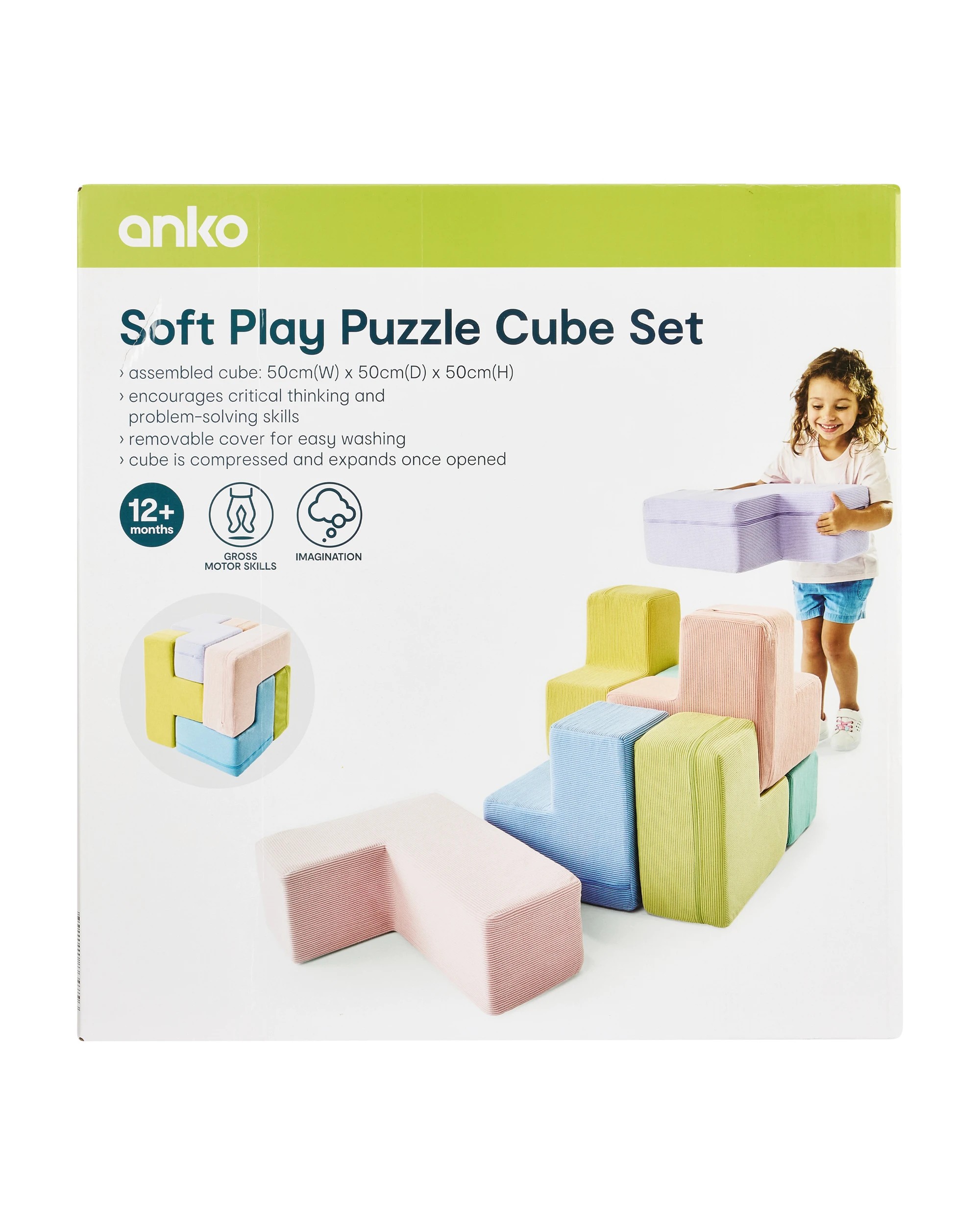 8 Soft Play Puzzle Cube Set, 8 of 8