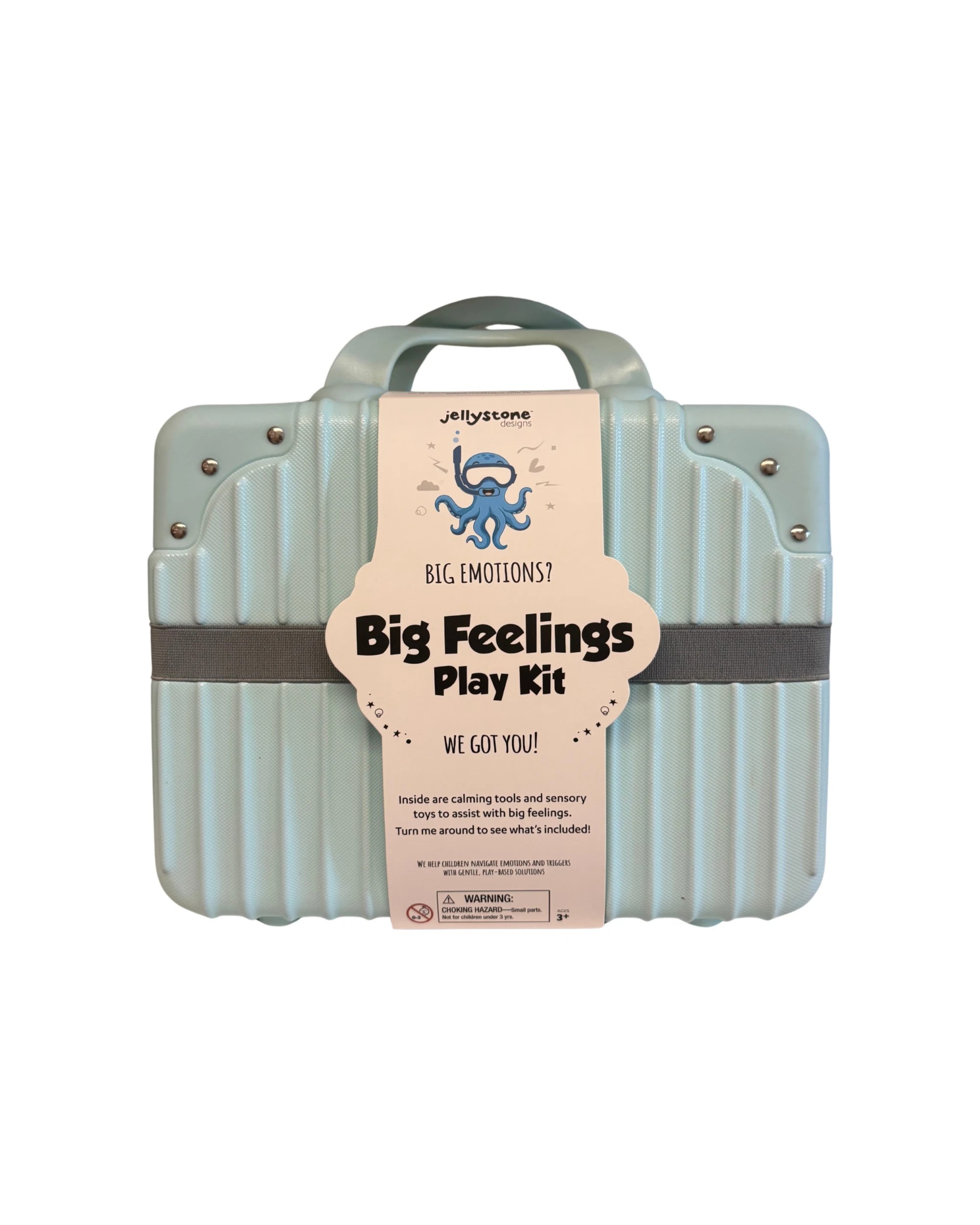 1 Jellystone Designs Big Feelings Play Kit Under the Sea with Suitcase Sensory Toy - Blue, 1 of 4