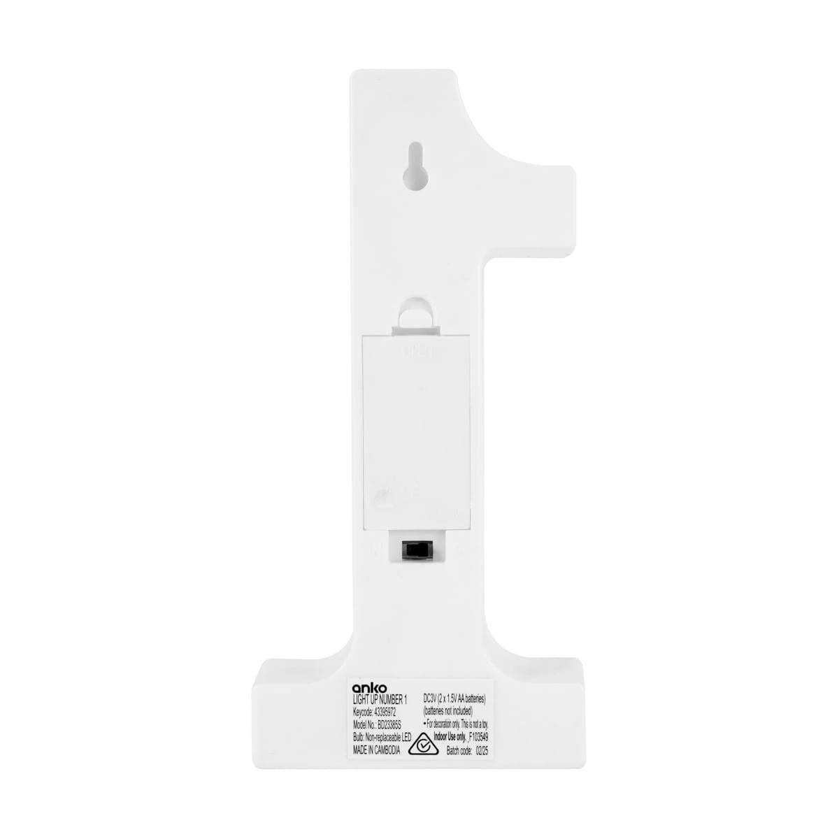 3 Light Up Number - 1, 3 of 5