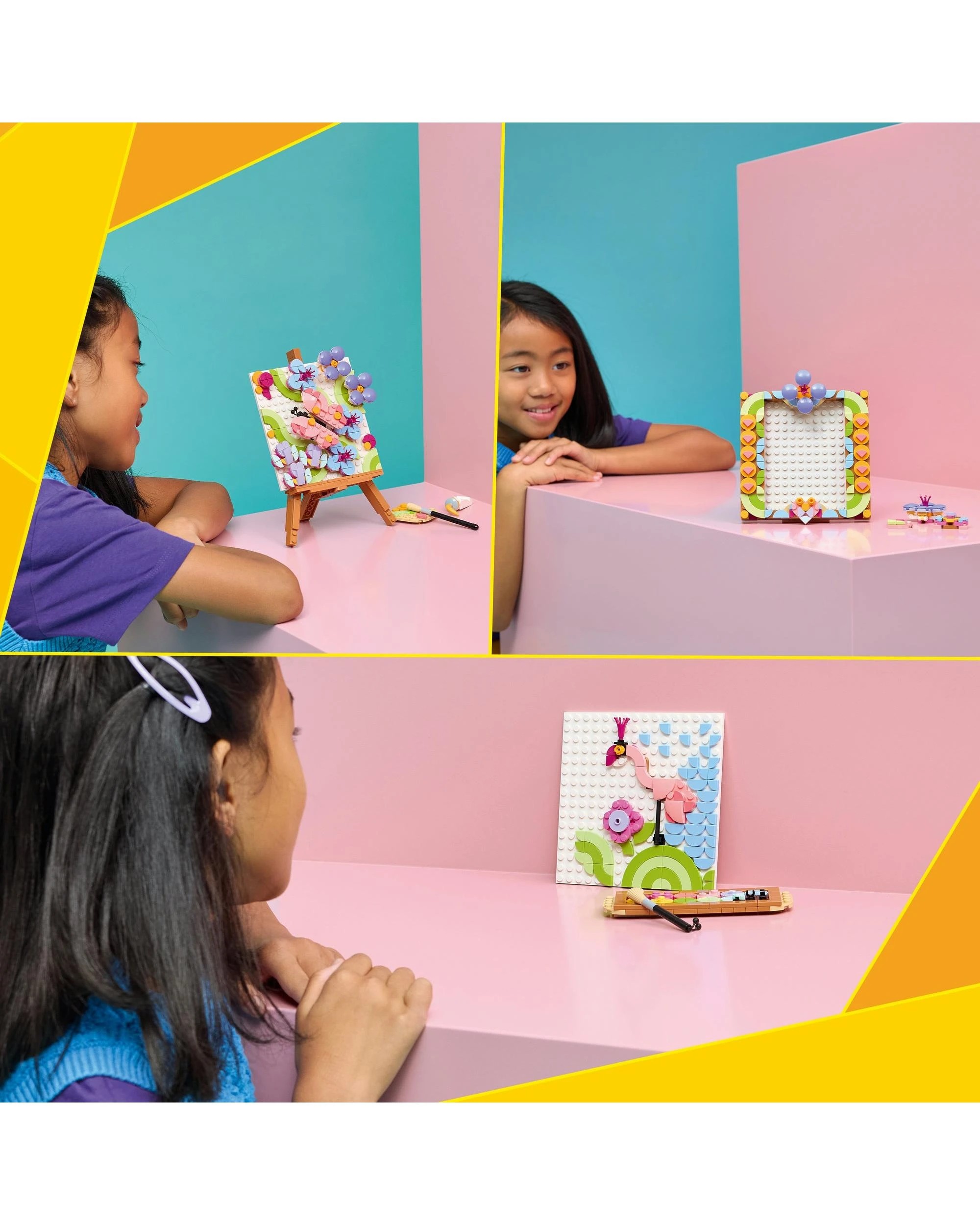 7 LEGO Creator 3 in 1: Floral Art Decor Painting - 31390, 7 of 9