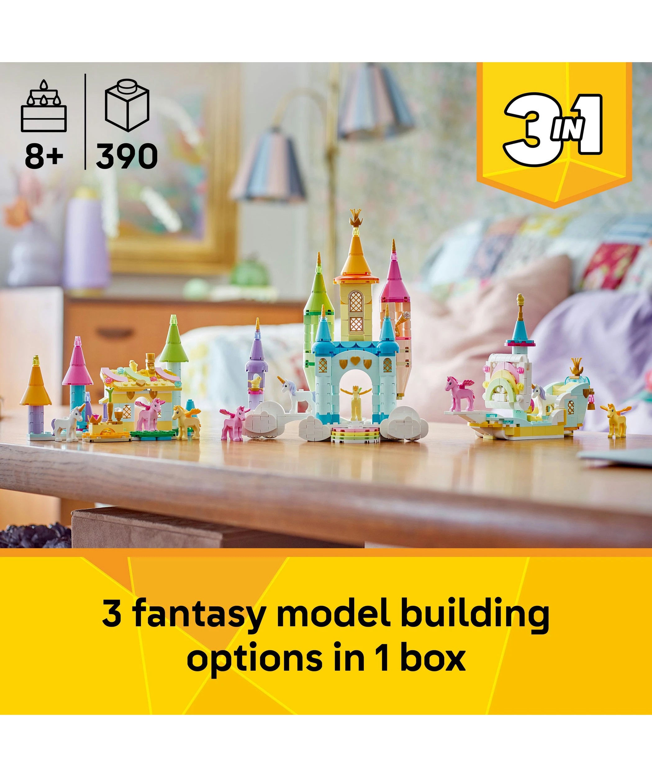 3 LEGO Creator Unicorn Castle 31175, 3 of 10