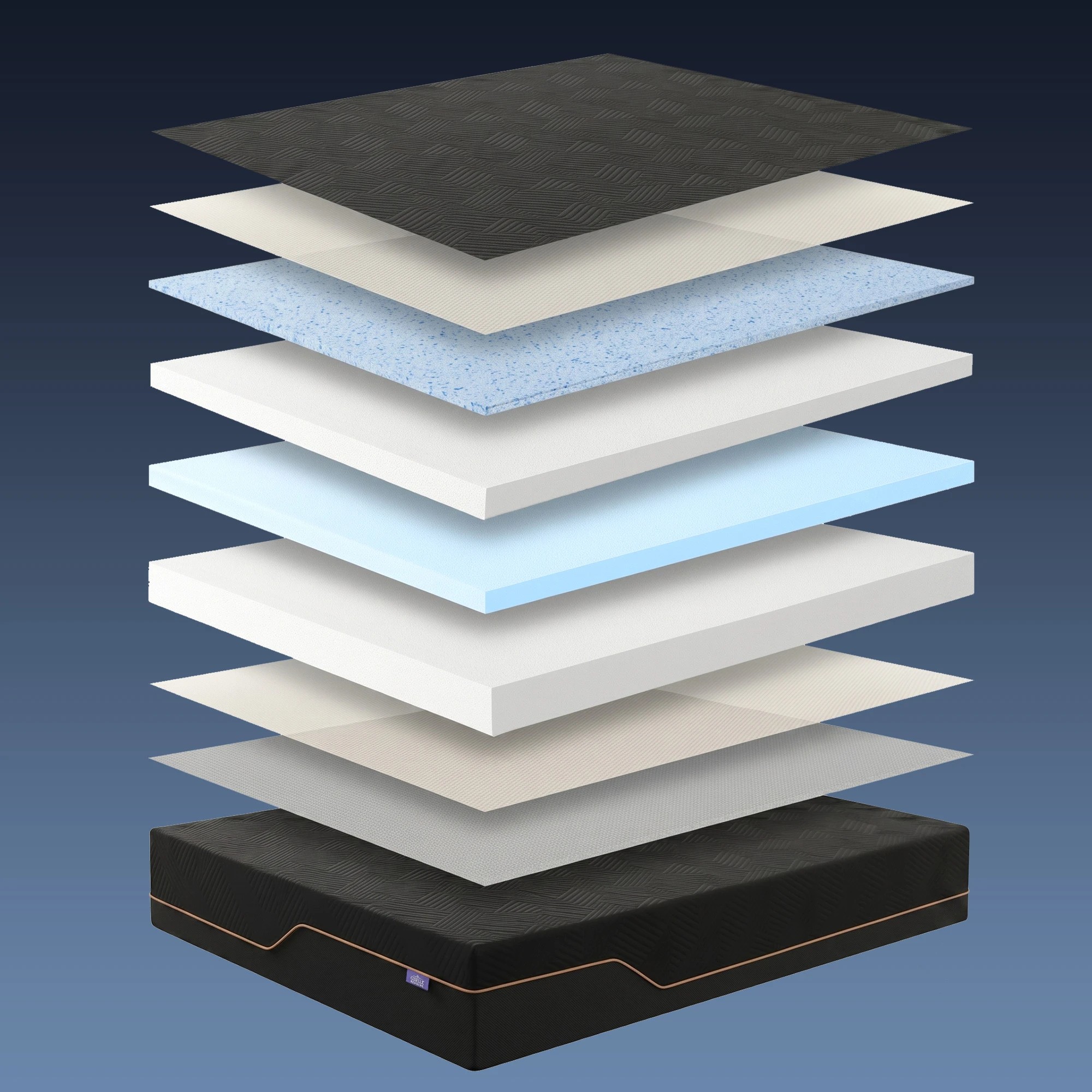 6 Giselle Bedding 30cm Cooling Memory Foam Mattress Medium Firm Pressure Relief - Double Bed - Black, 6 of 9