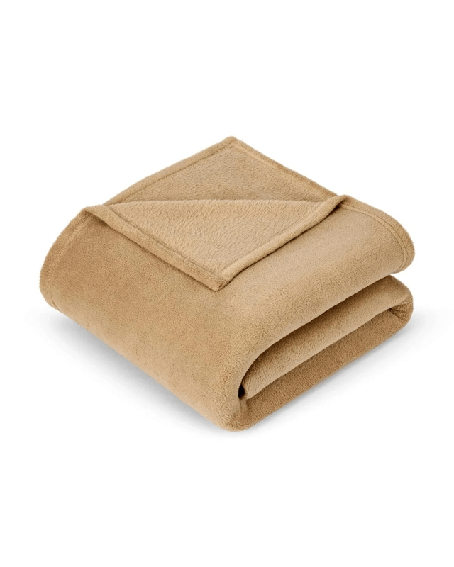 Soft Fleece Blanket - Queen/King Bed, Nat
