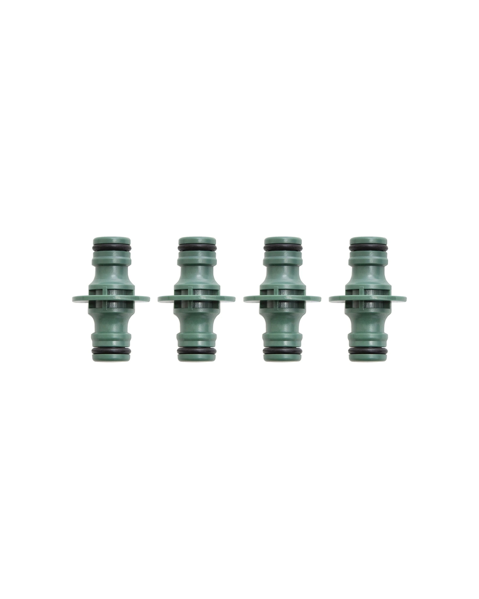 1 Hills 4PK Hose Coupling M To M Joiner Unit 12mm UV Protected - Multi, 1 of 1