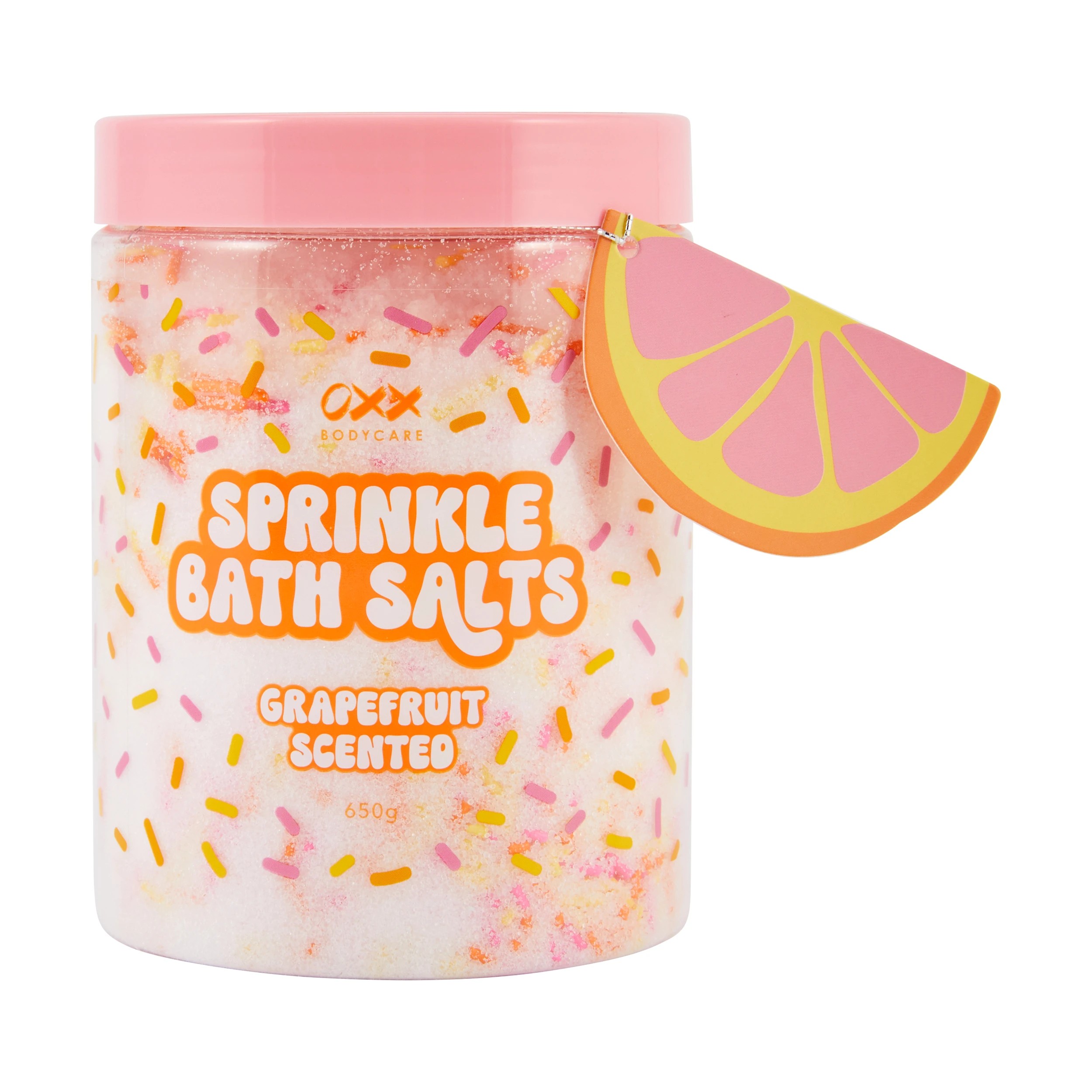 5 OXX Bodycare Sprinkle Bath Salts 650g - Grapefruit Scented, 5 of 5