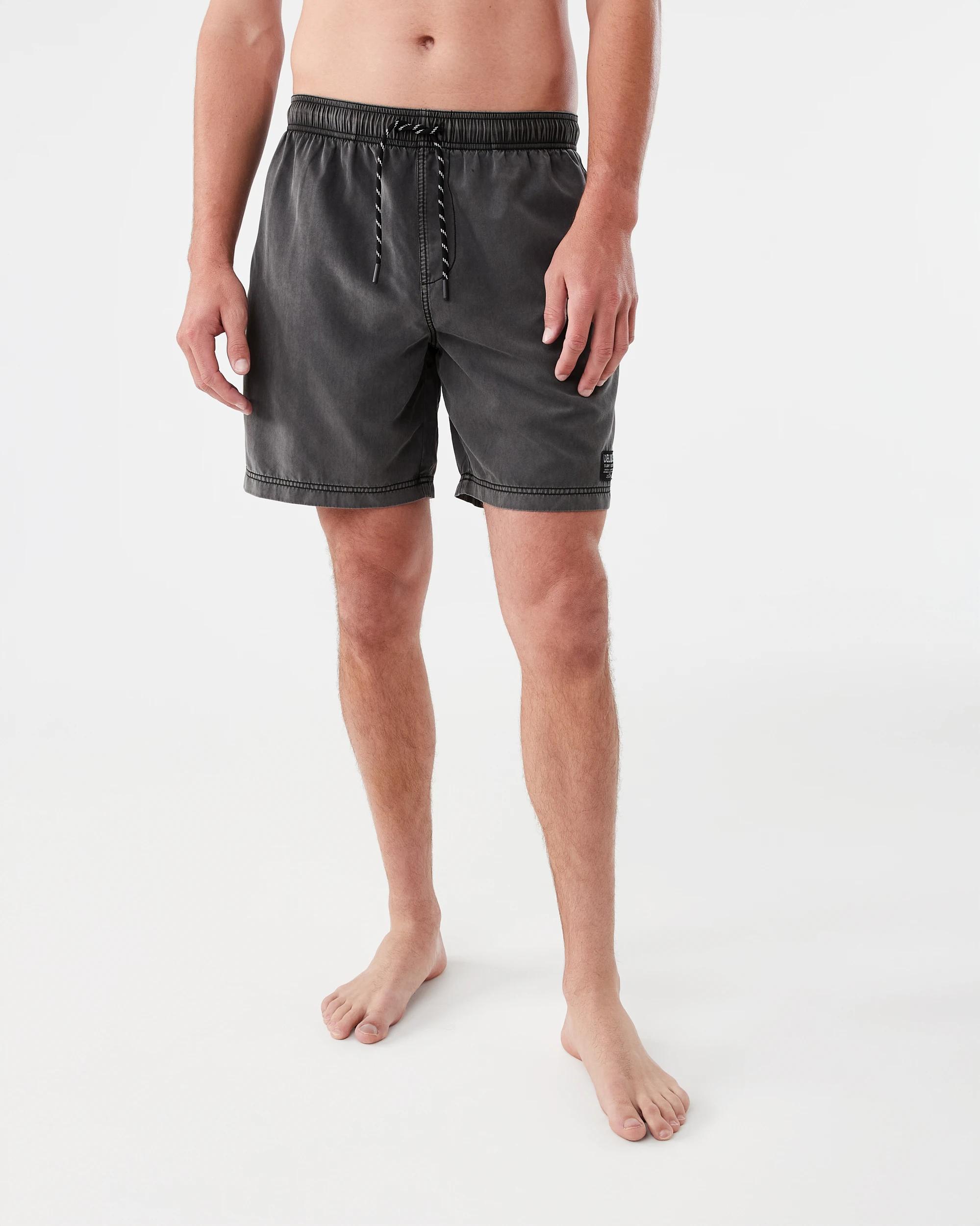 8 Washed Boardshorts Blk Washed, 8 of 8