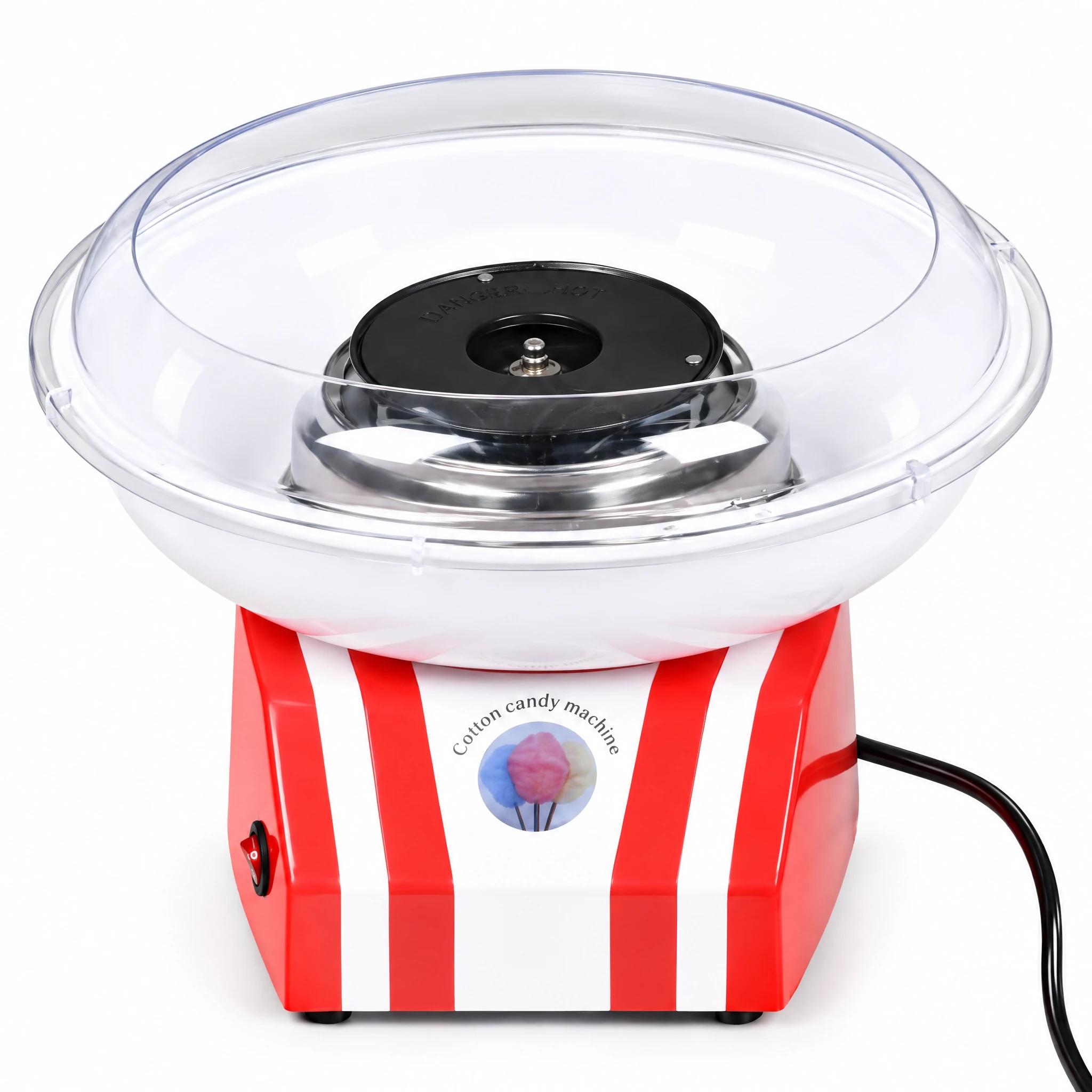 Yopower Cotton Candy Machine with Sugar Scoop and Sticks for Home ...