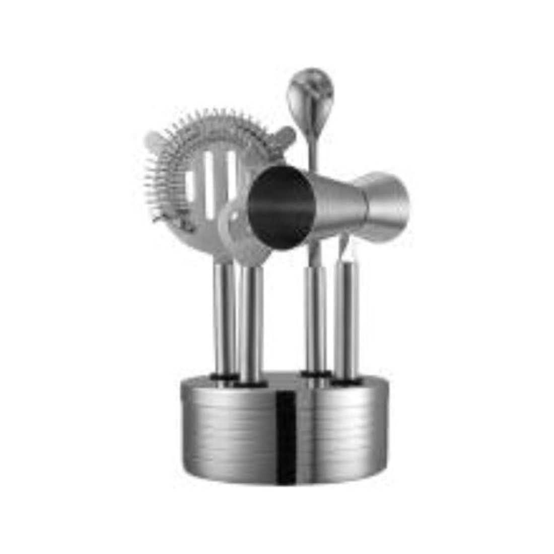 1 Maxwell & Williams 5pc Sterling Cocktail Set Stainless Steel Barware
 - Silver, 1 of 3