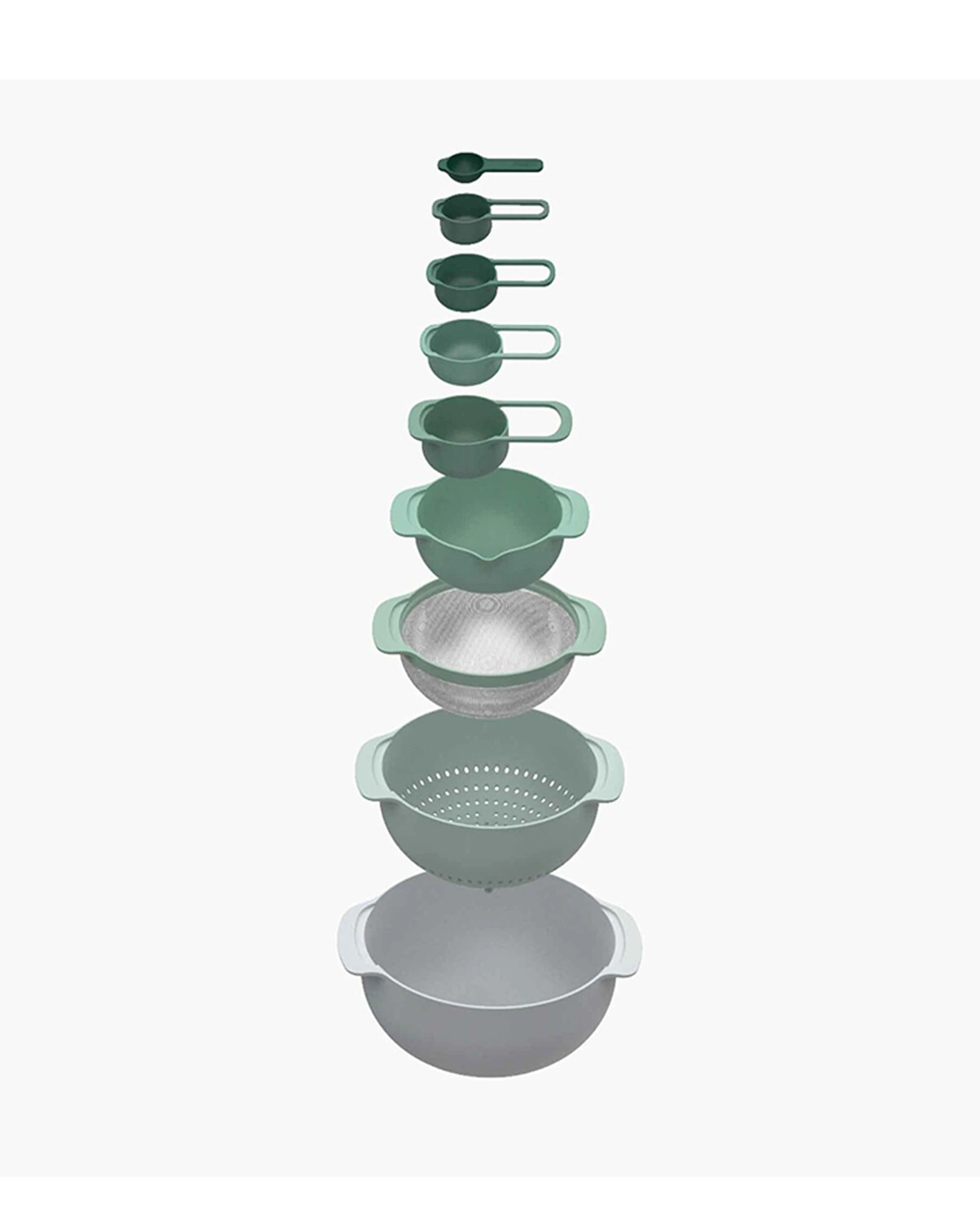 3 Joseph Joseph Nest 9 Plus 9-Piece Food Preparation Set Sage - Multi, 3 of 4