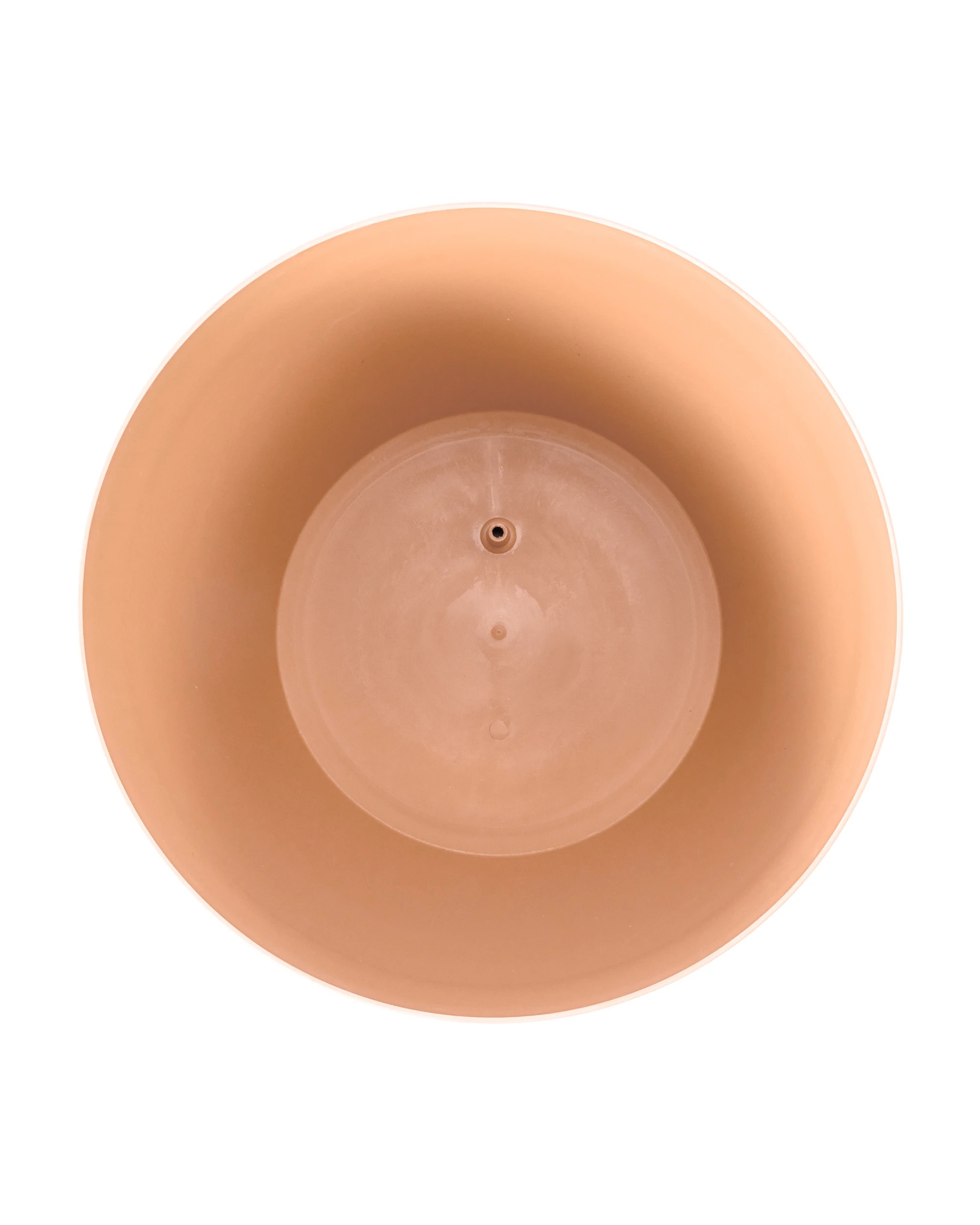 2 43cm Terracotta Look Plastic Pot, 2 of 3