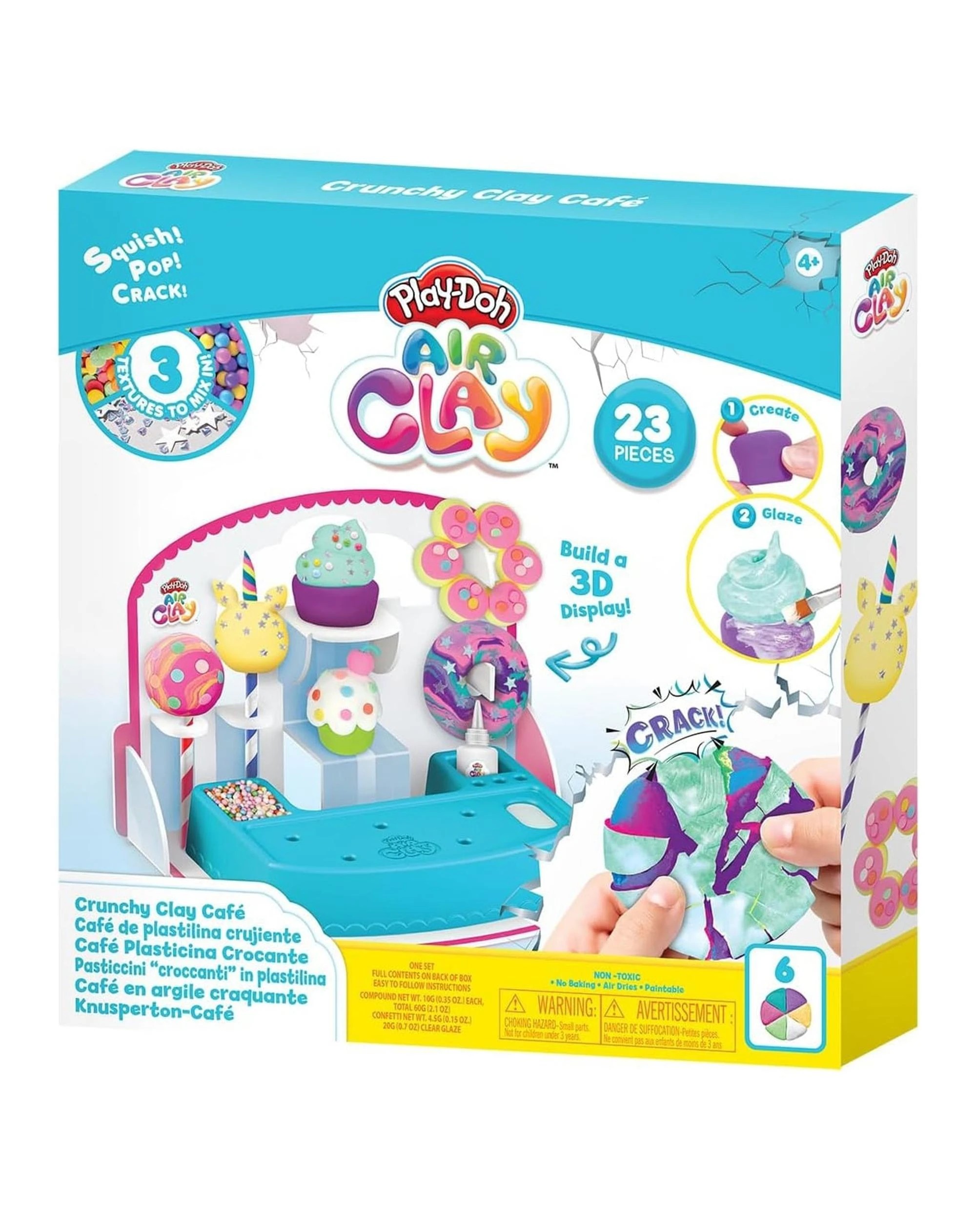 1 Play-Doh Air Clay Crunchy Clay Cafe Playset, 1 of 1