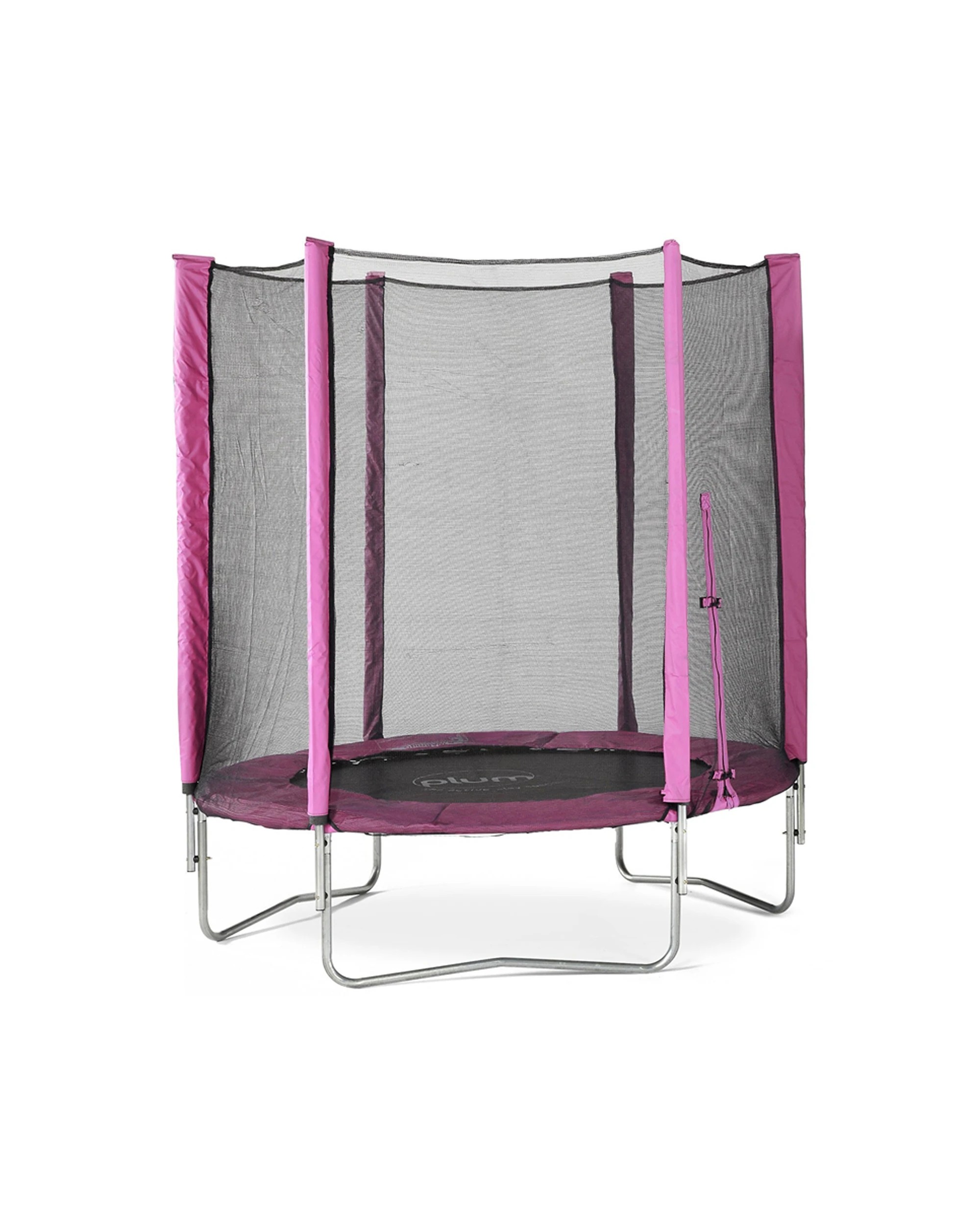 1 Plum Play Au 6ft Junior Trampoline With Enclosure And Safety Pads 36cm Frame
 - Pink, 1 of 7