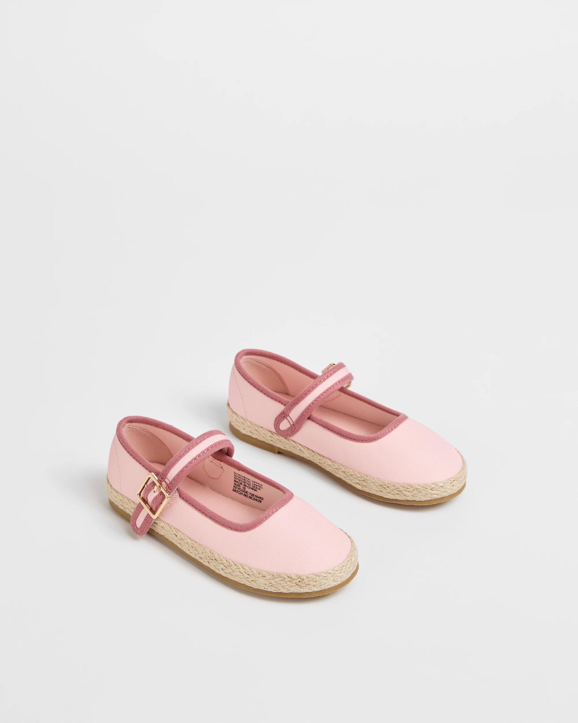2 Target Kids Mary Jane Espadrille Flats PINK, 2 of 3