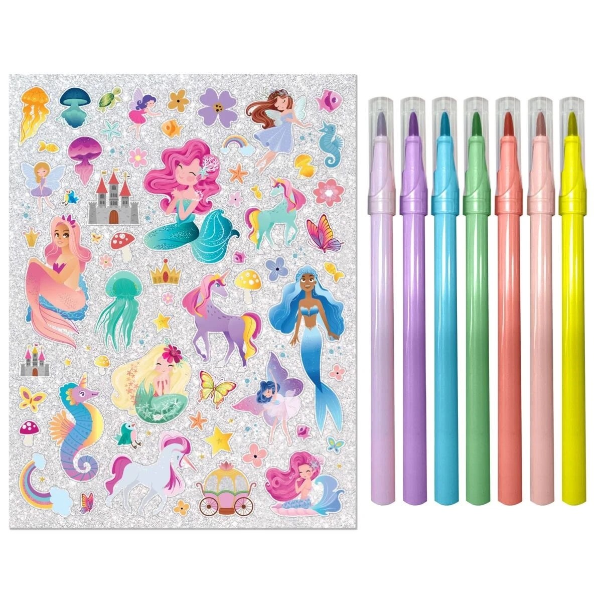 2 Kaleidoscope Enchanted Wonderland Colouring Kit - Book, 2 of 5
