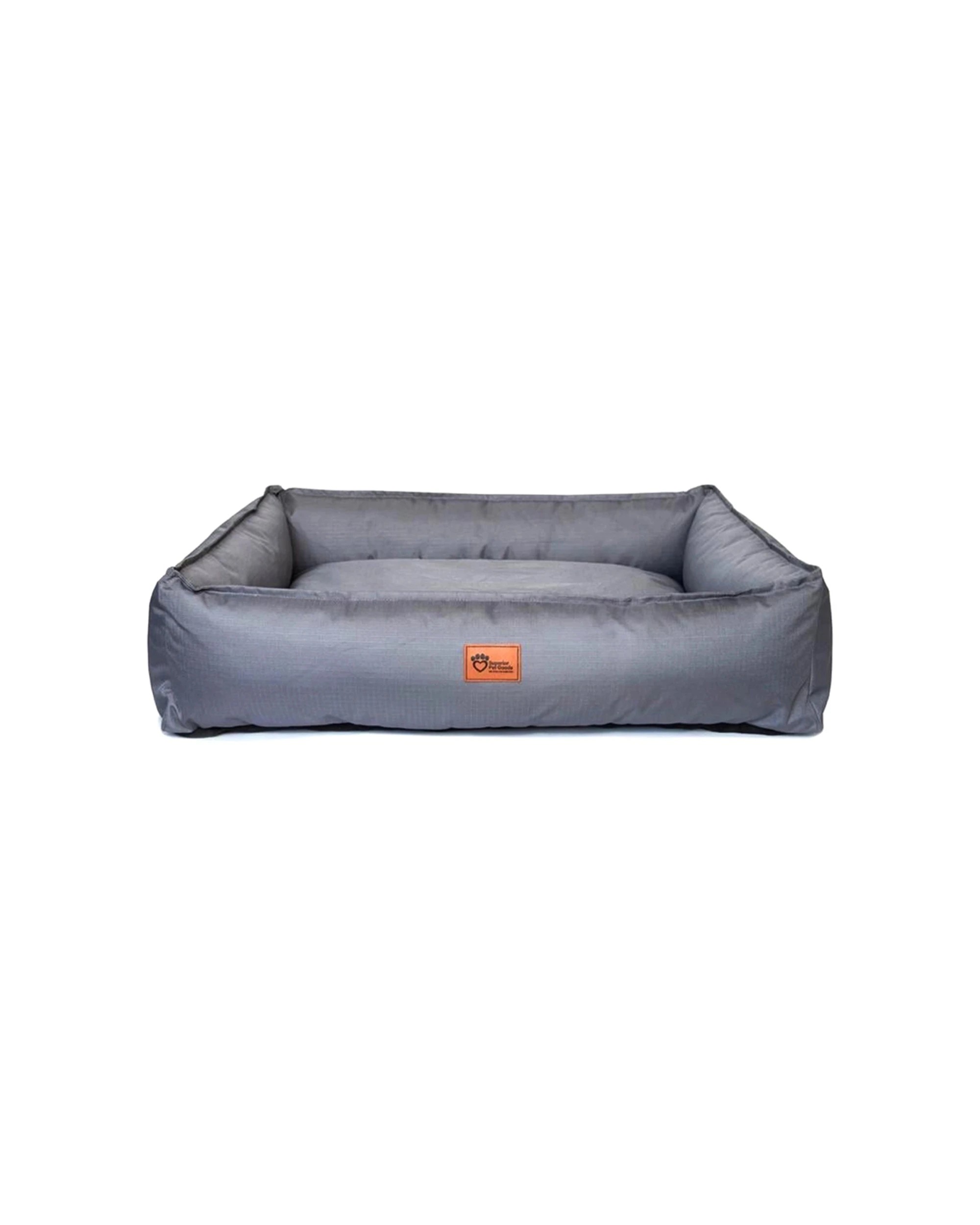 1 Superior Pet Goods Ripstop Dog Lounger Mini Waterproof Dog Bed Durable - Grey, 1 of 3