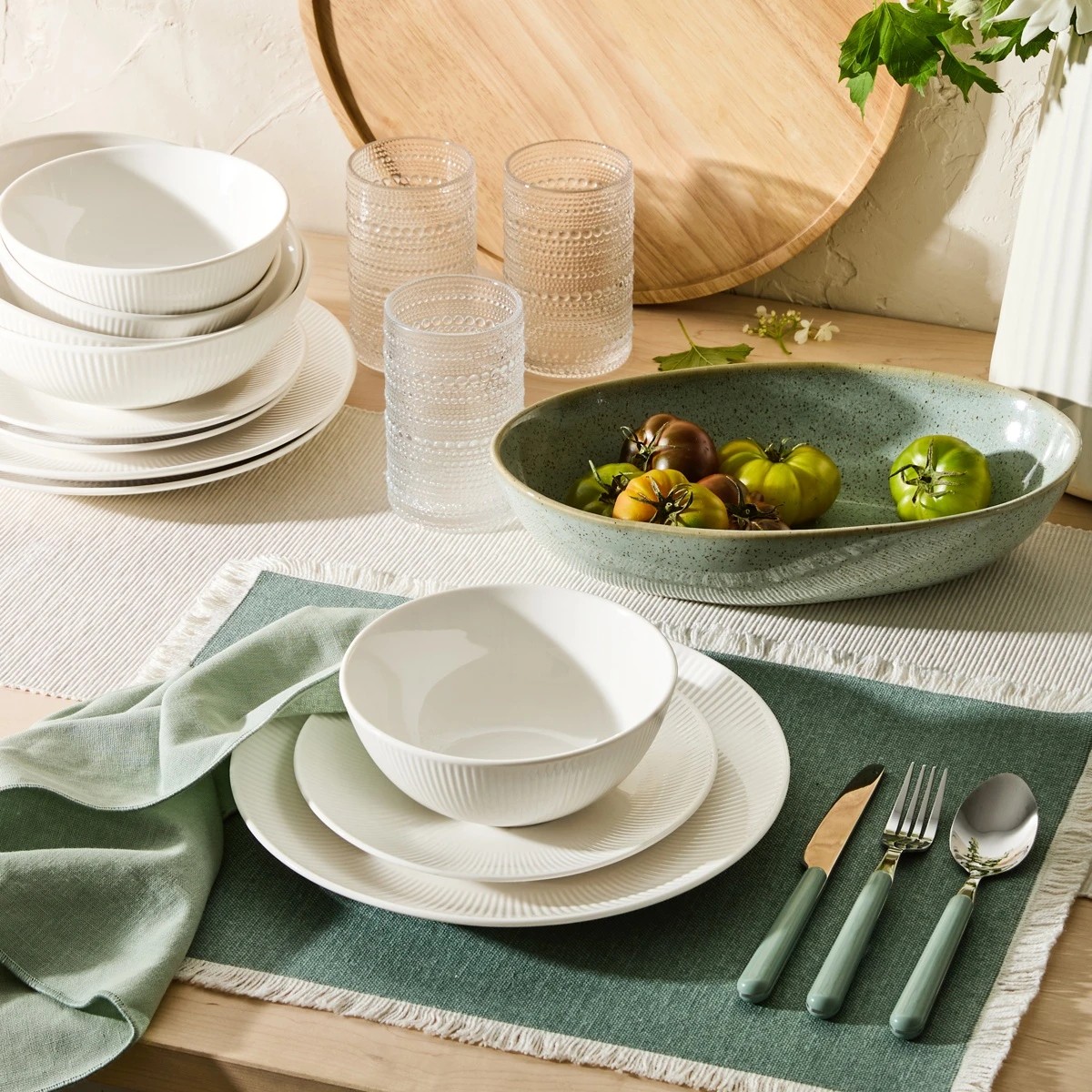 6 16 Piece Sage Cutlery Set, 6 of 6