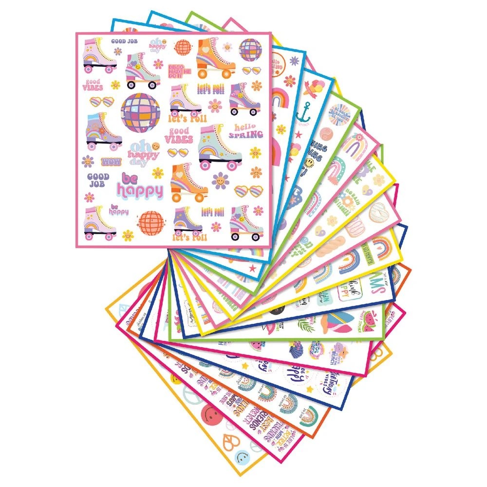2 Learning Can Be Fun Sticker Set Chasing Rainbows 800 Pack, 2 of 3