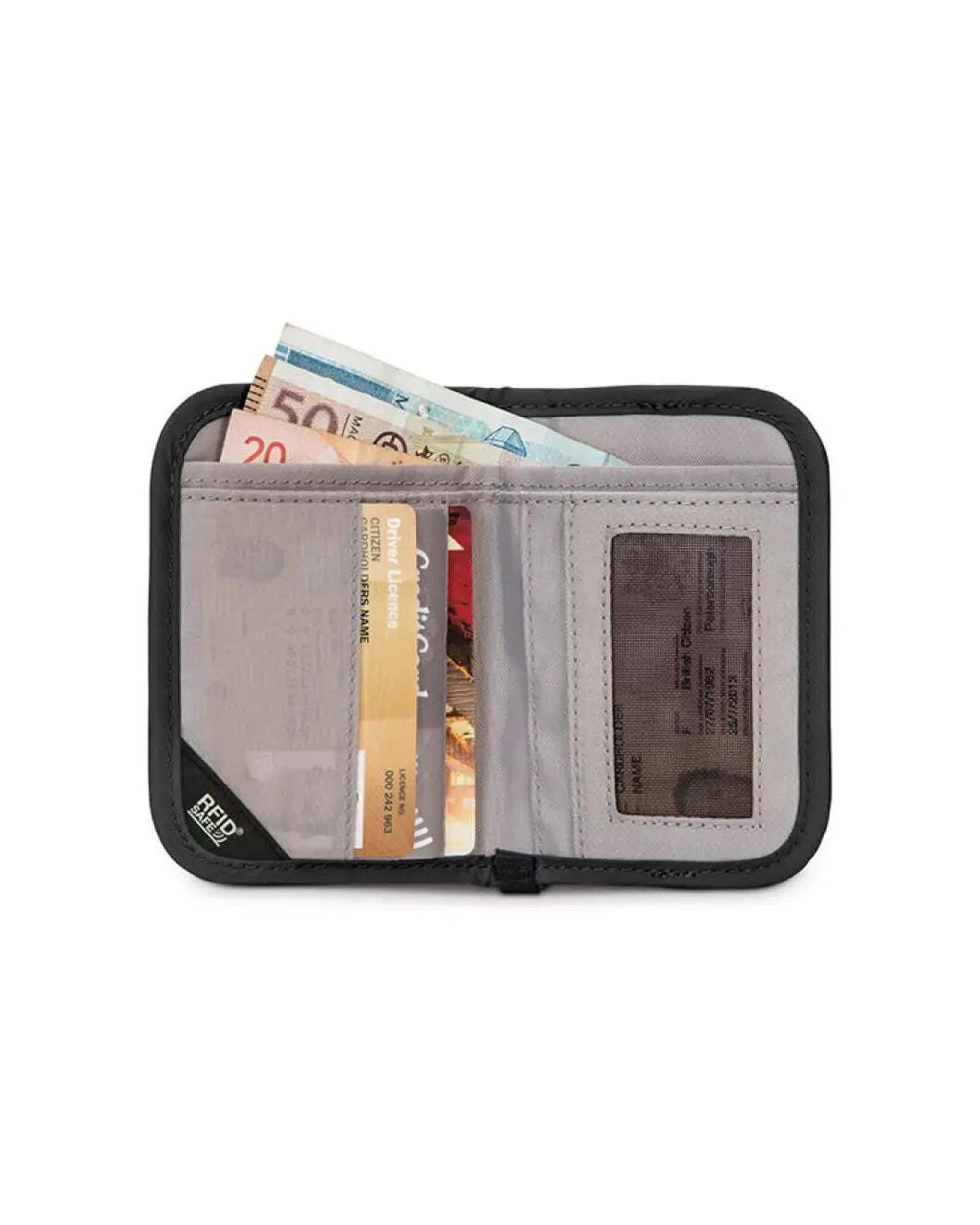 2 Pacsafe RFIDsafe V50 RFID Blocking Compact Wallet Travel Accessory - Black, 2 of 2