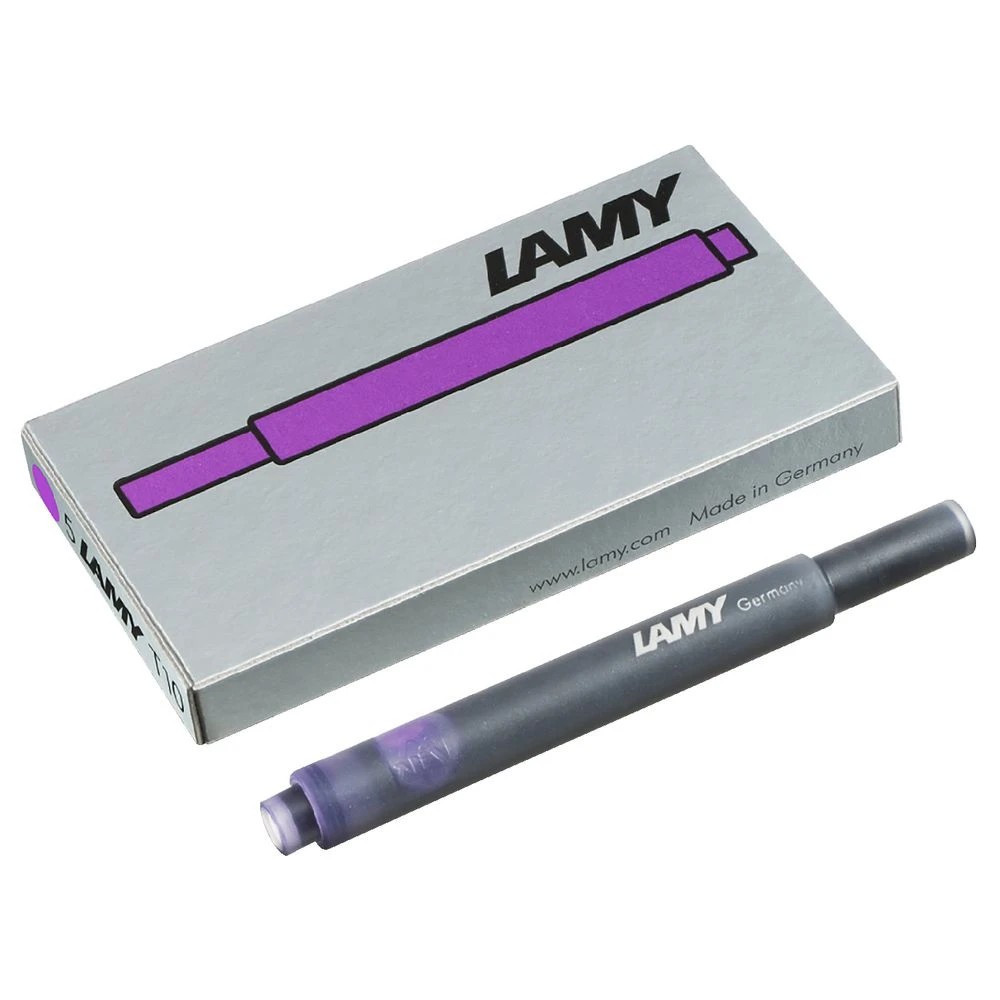 3 LAMY T10 Fountain Pen Ink Cartridge Violet 5 Pack, 3 of 3