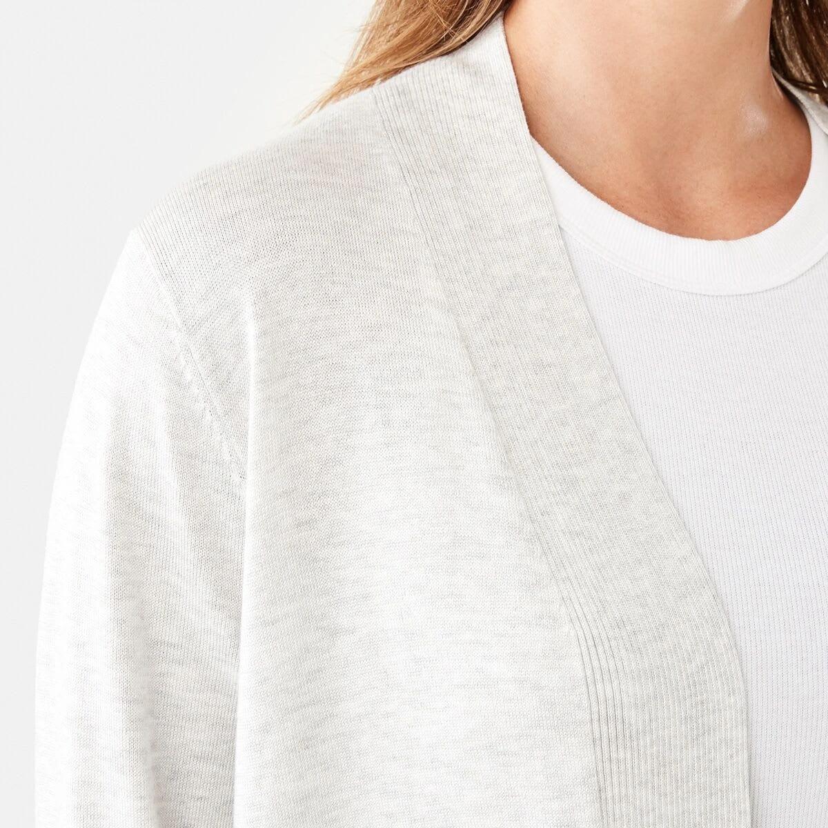 5 Edge to Edge Cardigan Wht Marle, 5 of 6