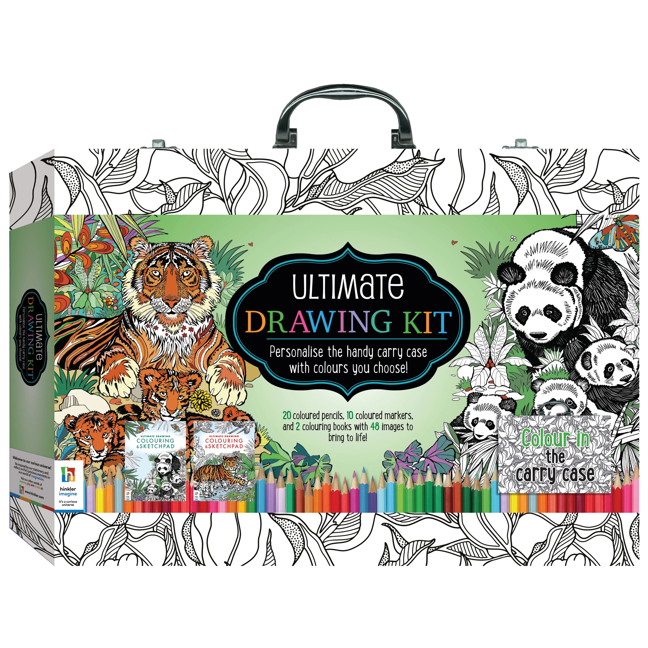 1 Ultimate Drawing Kit Carry Case - Book