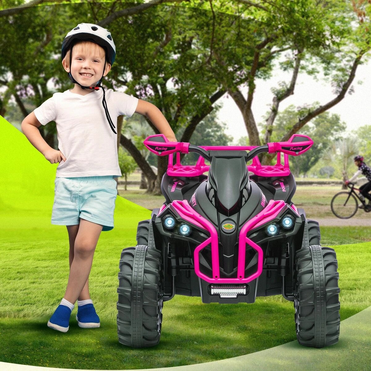 2 Kidbot Kids Electric ATV Ride On Car Quad Bike 12V Vehicle Toy, 2 of 6