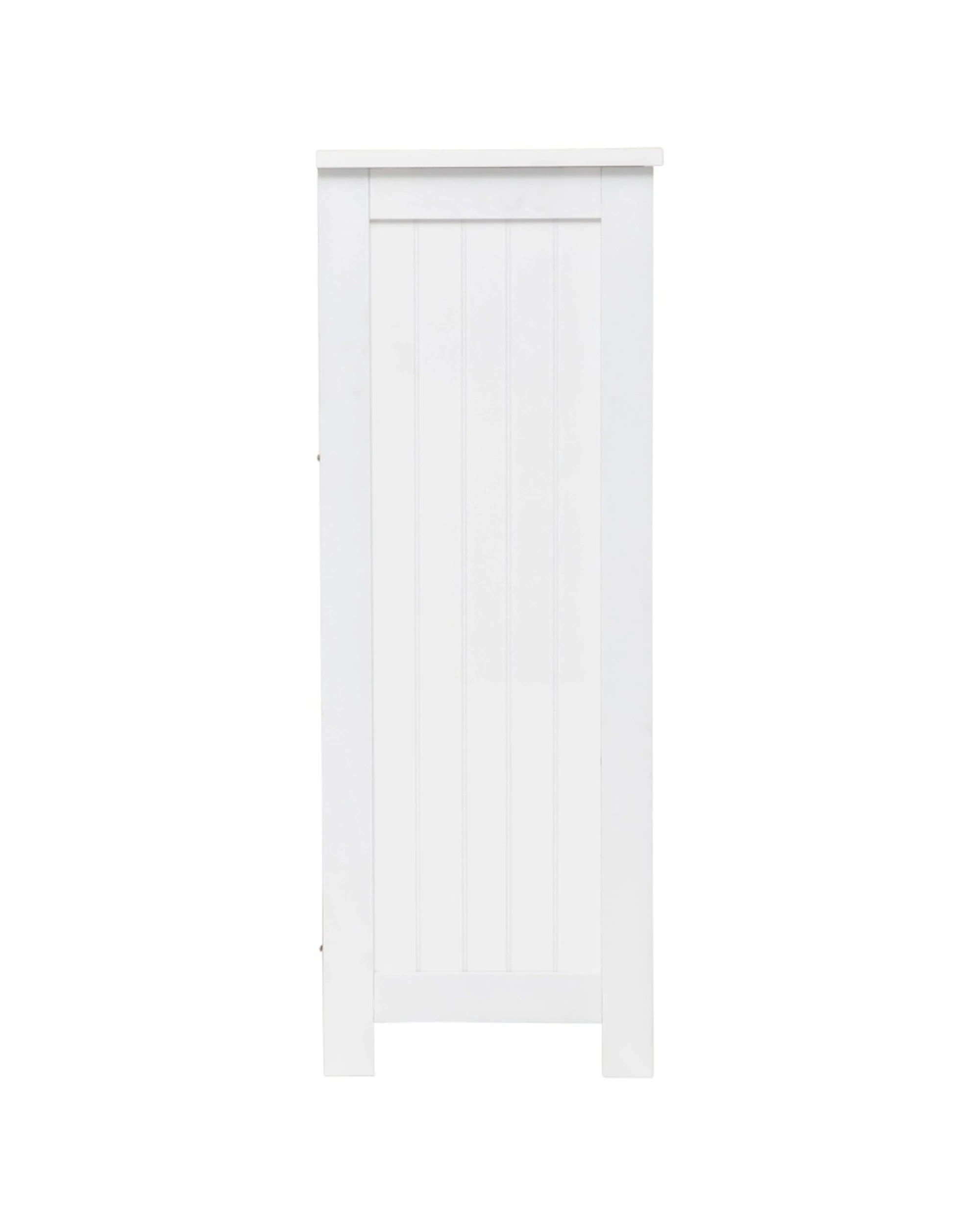 5 Alpine Bay Maine 4 Drawer Multipurpose Bathroom Cabinet MDF Construction 30x30x81cm - White, 5 of 8