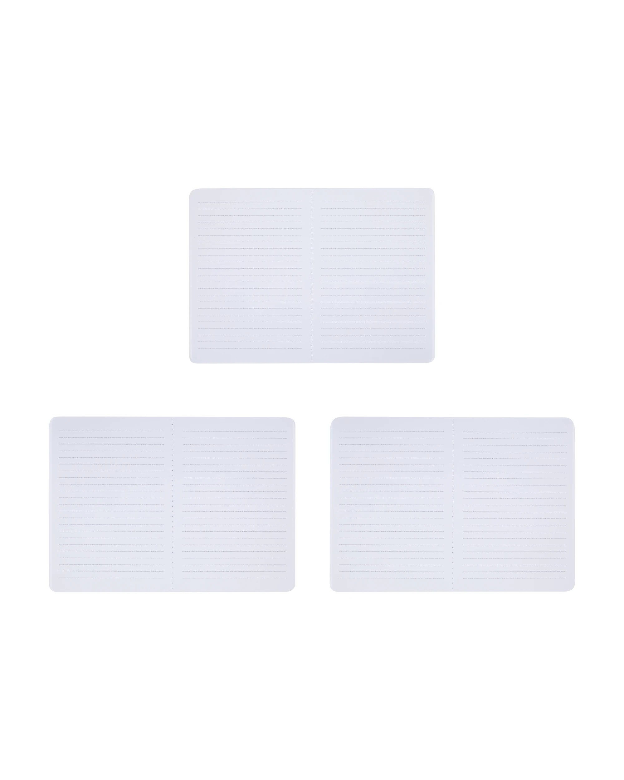 2 3 Pack A5 Notebook Colour 80 Pages Each, 2 of 4