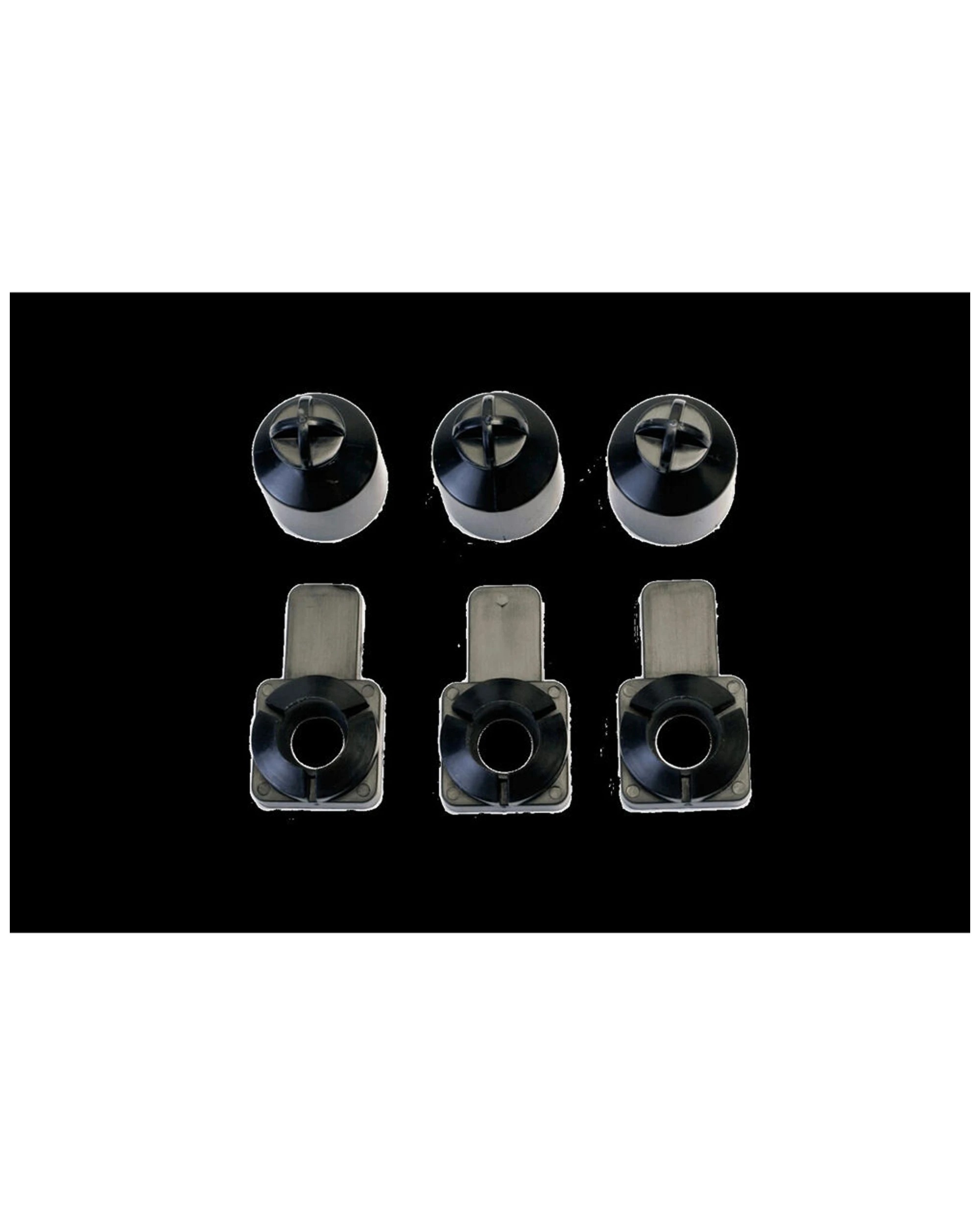 3 Carrera Zimbler 6Pc Support Heads Adjustable Slot Car Track Accessory Pack - Multi, 3 of 3