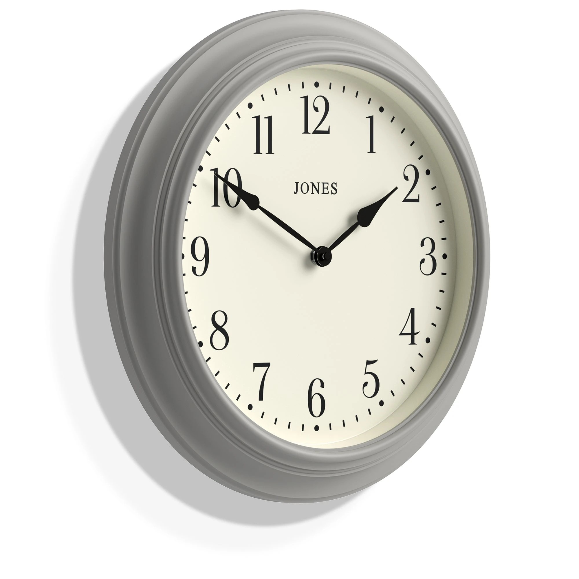 2 Newgate Jones Supper Club Clock Cloud- Grey, 2 of 3