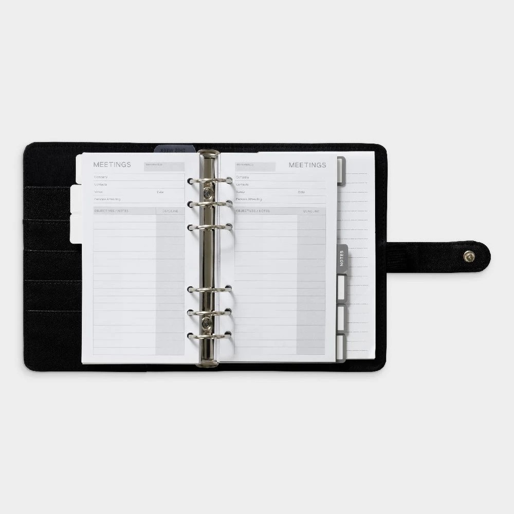 3 Otto Personal Organiser PU Black, 3 of 9