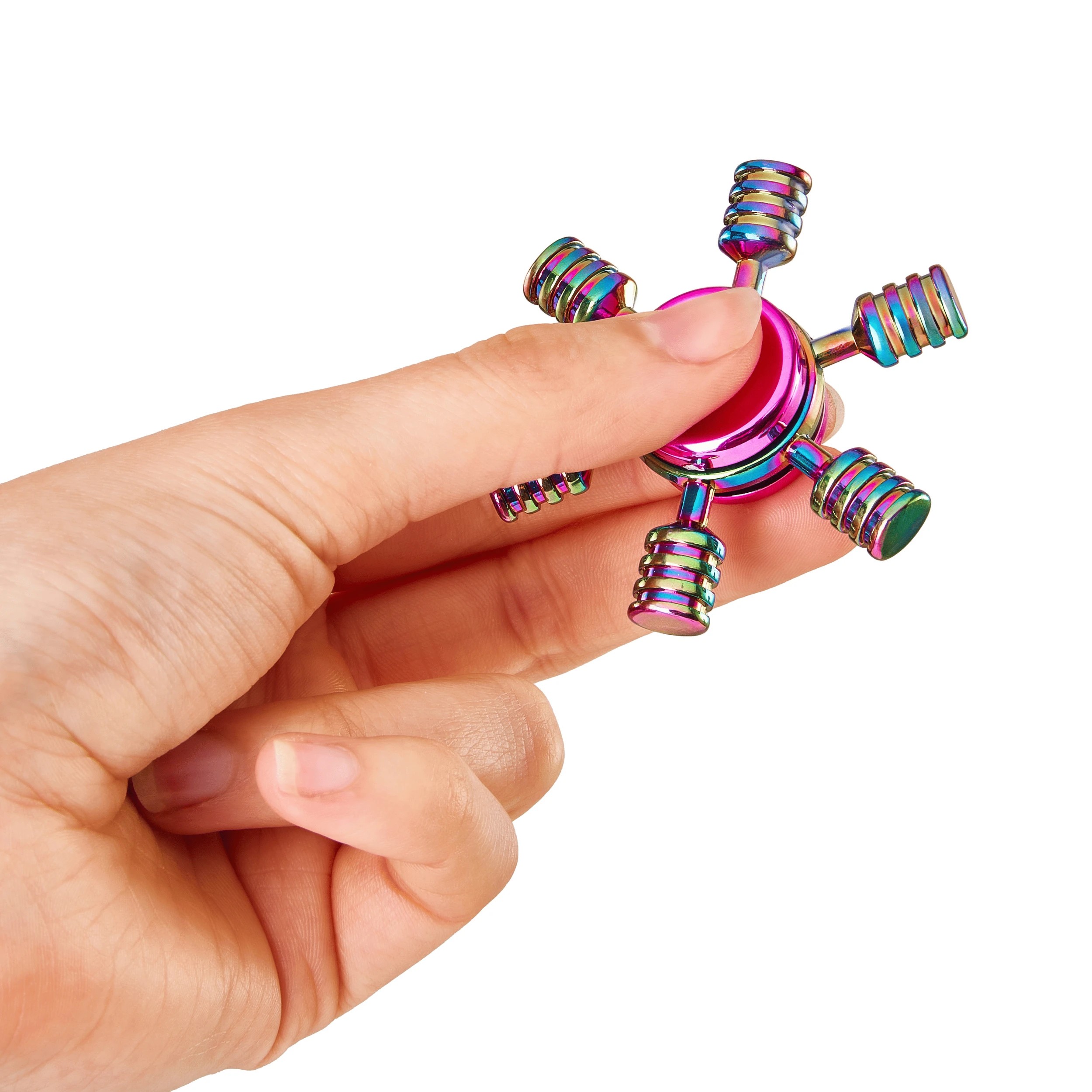 4 Future Fidgets: Metallic Fidget Spinner, 4 of 6