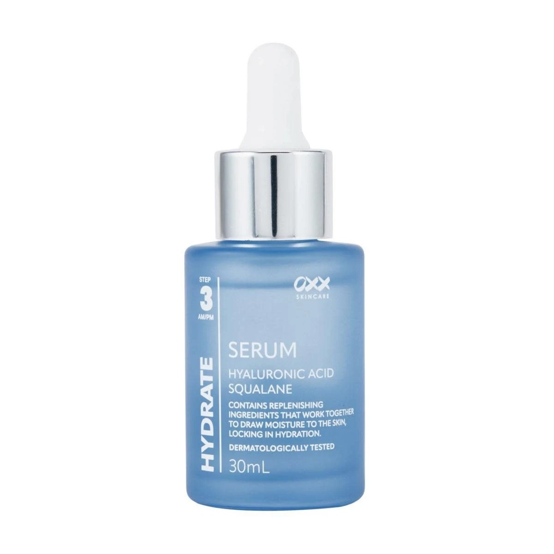 1 OXX Skincare Step 3 AM/PM Hydrate Serum 30ml - Hyaluronic Acid and Squalane, 1 of 4