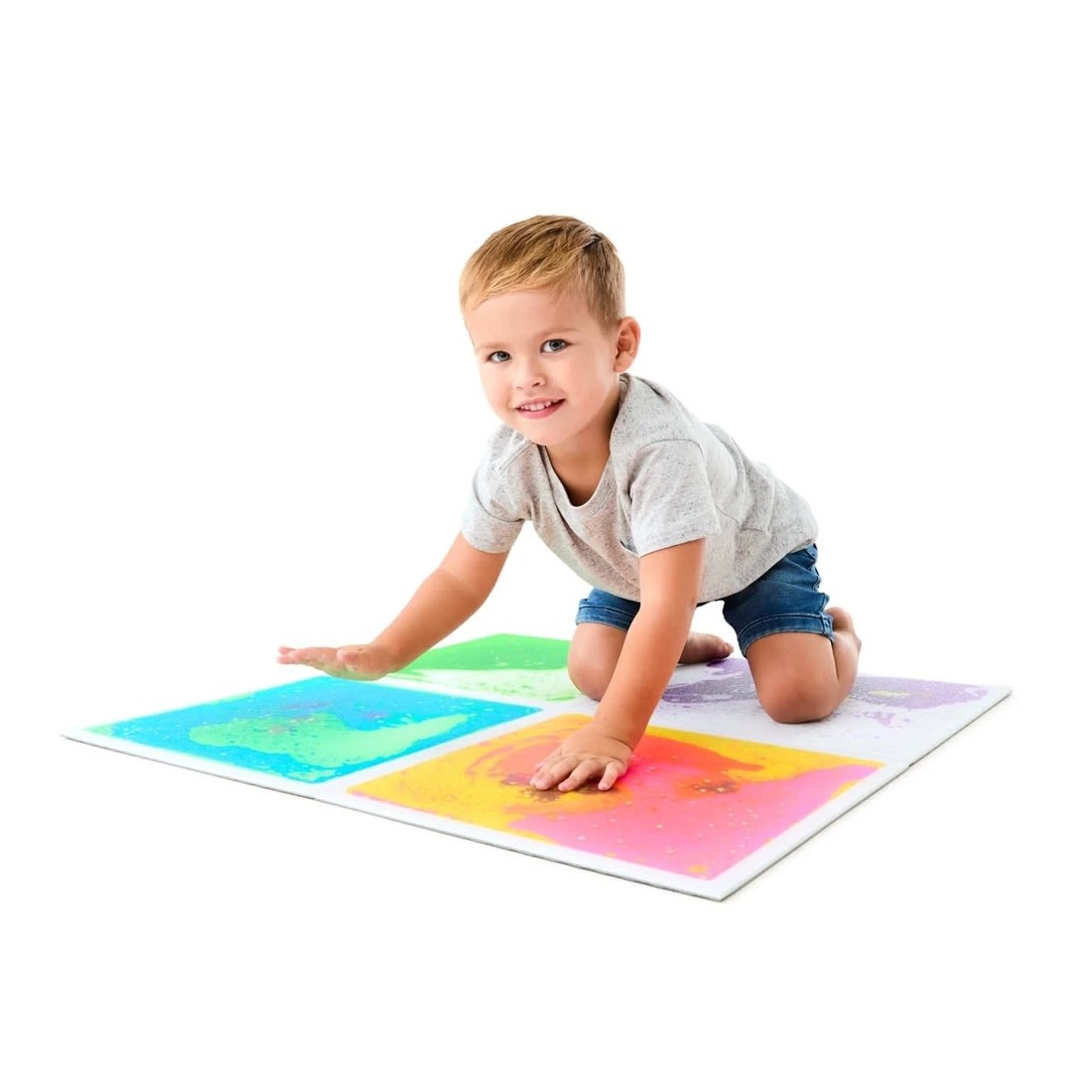 6 Sensory Tile - Green, 6 of 6